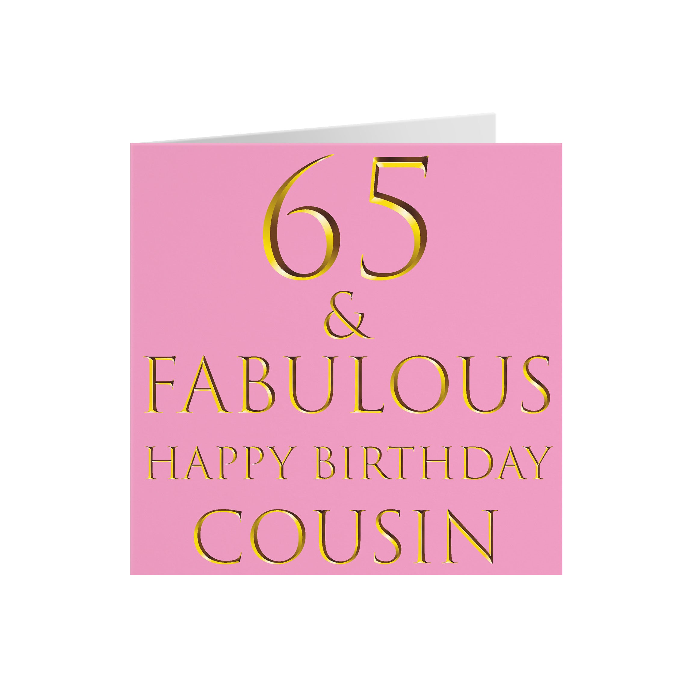 65th Cousin Birthday Card Still Totally Fabulous - Default Title (5056408113366)