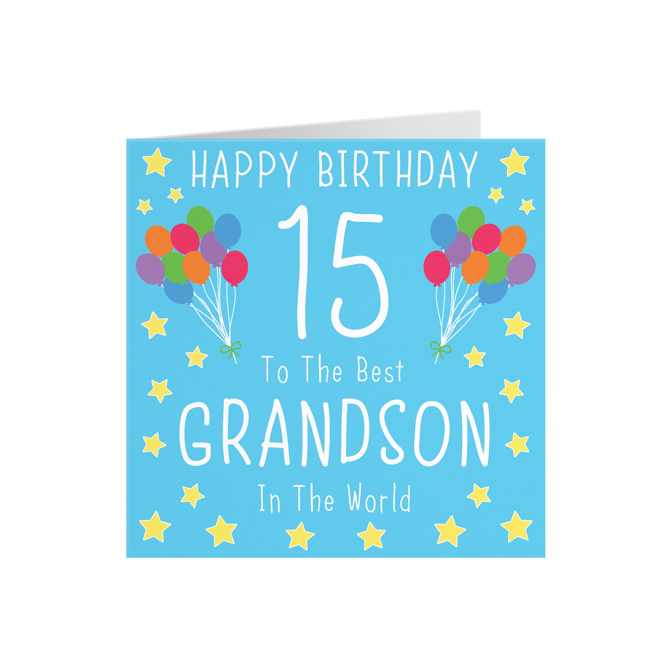 15th Grandson Birthday Card Iconic - Default Title (5056408114356)