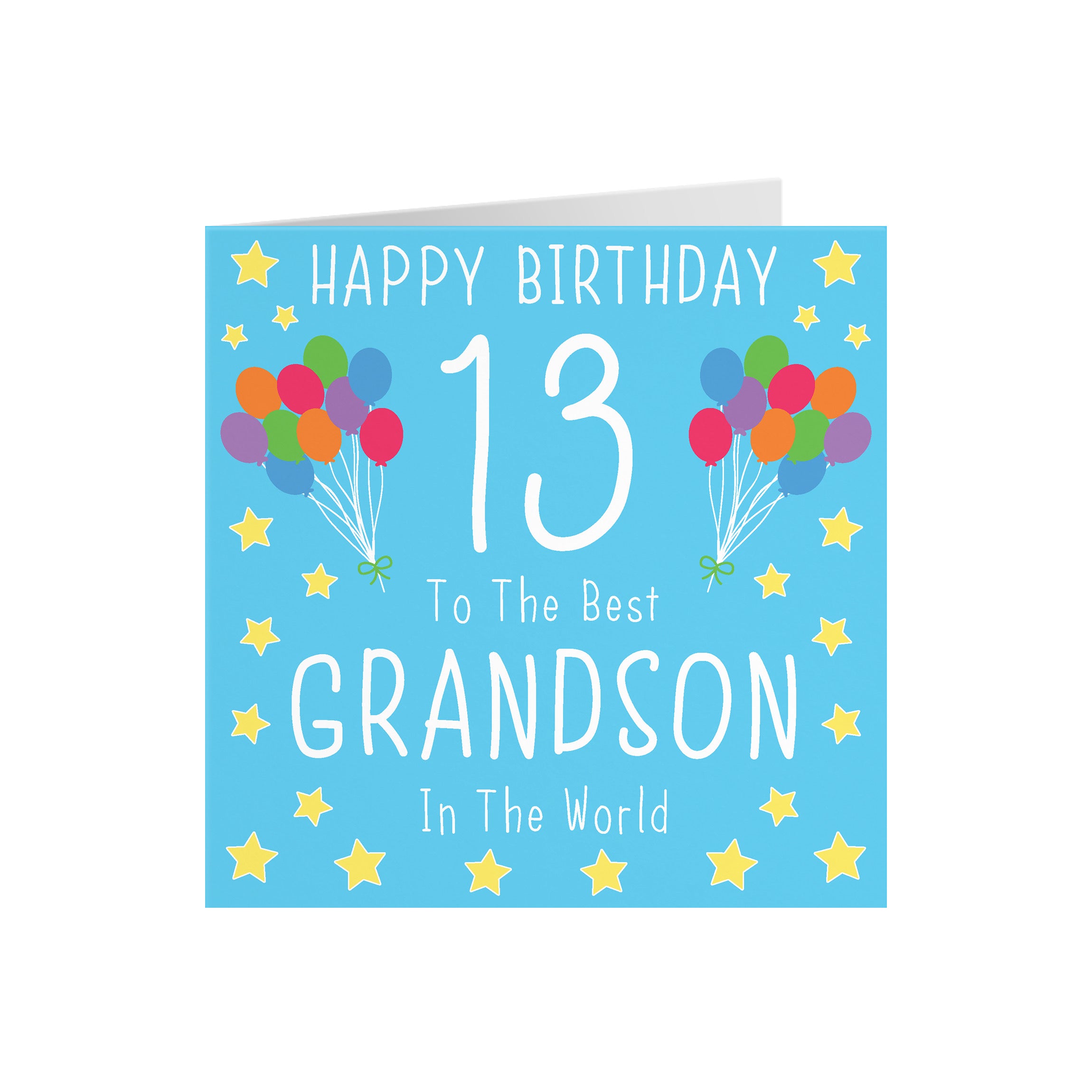 13th Grandson Birthday Card Iconic - Default Title (5056408114370)