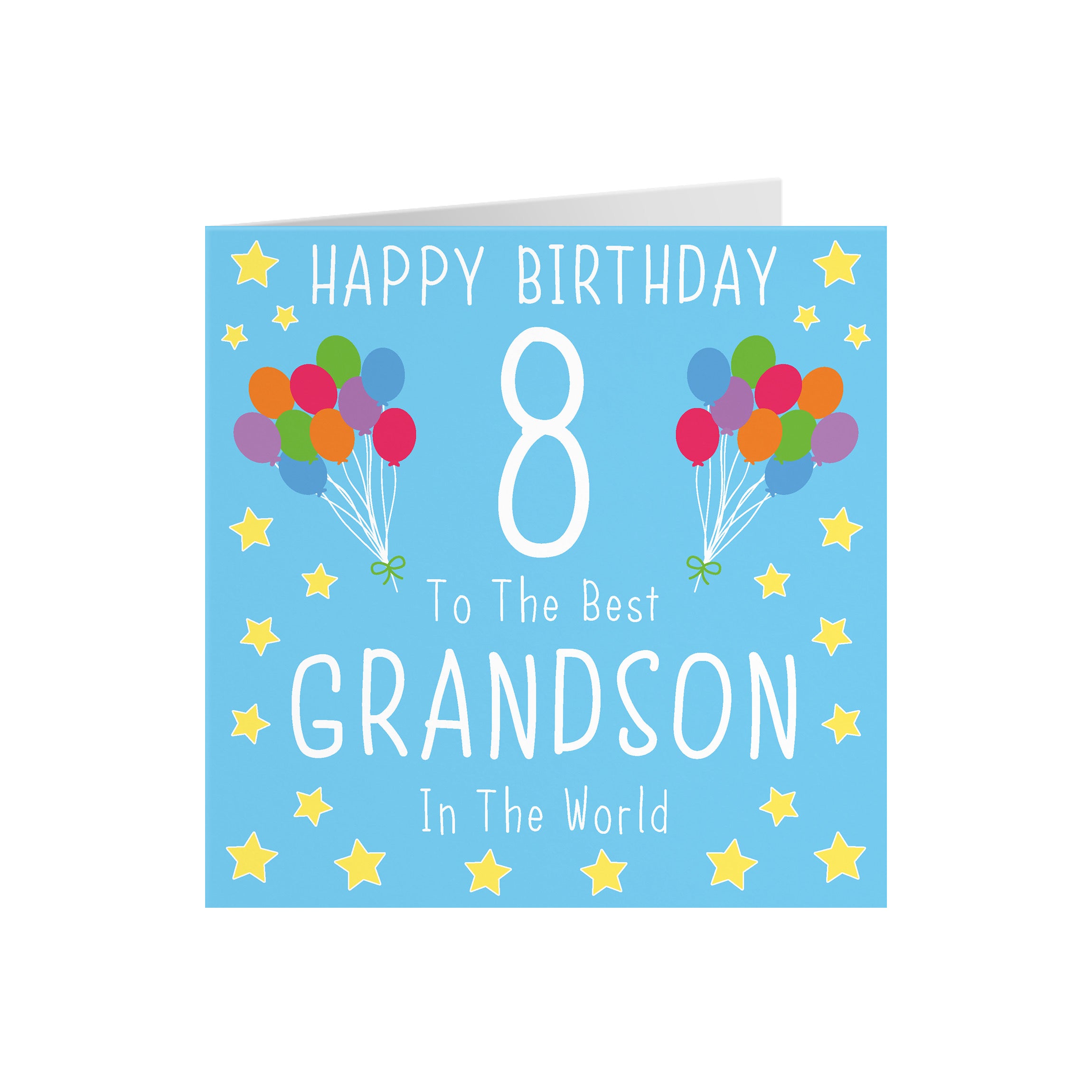 8th Grandson Birthday Card Iconic - Default Title (5056408114387)