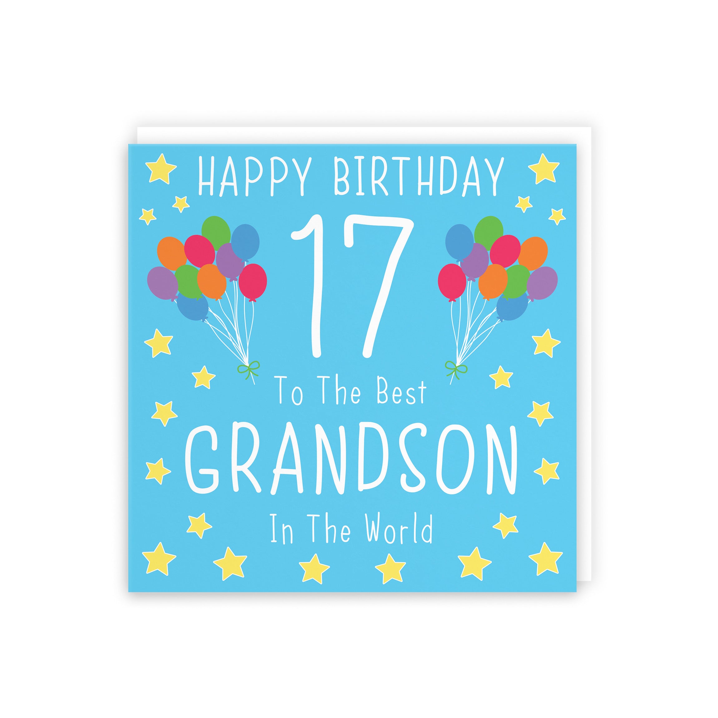 17th Grandson Birthday Card Iconic - Default Title (5056408114394)