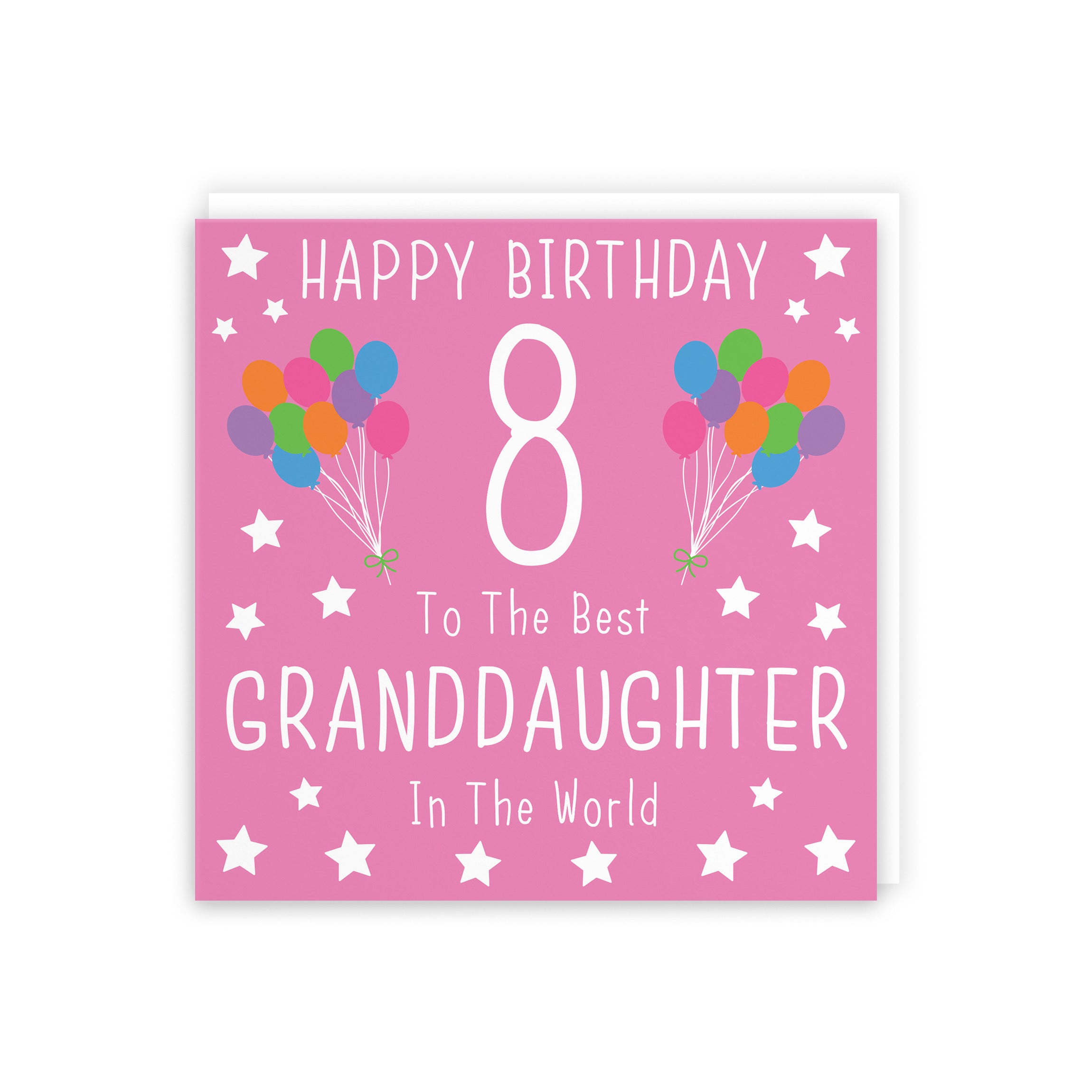 8th Granddaughter Birthday Card Iconic - Default Title (5056408114677)