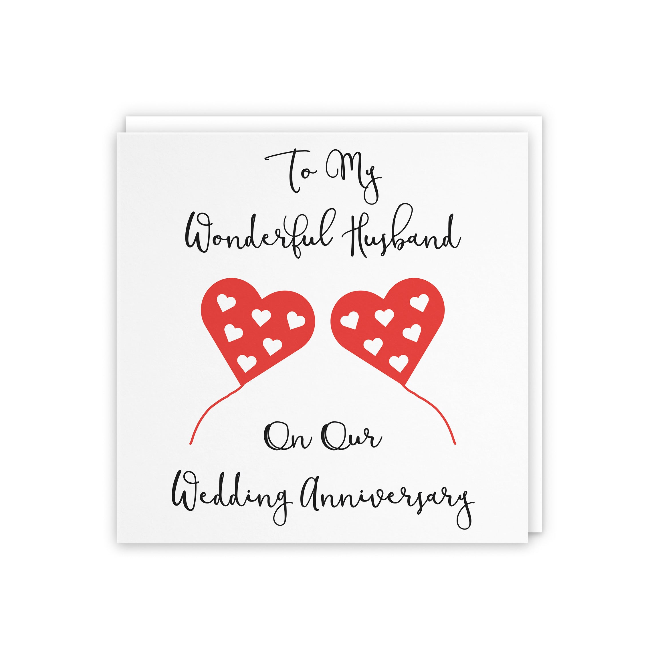 Husband Anniversary Card Love Heart - Default Title (5056408114974)