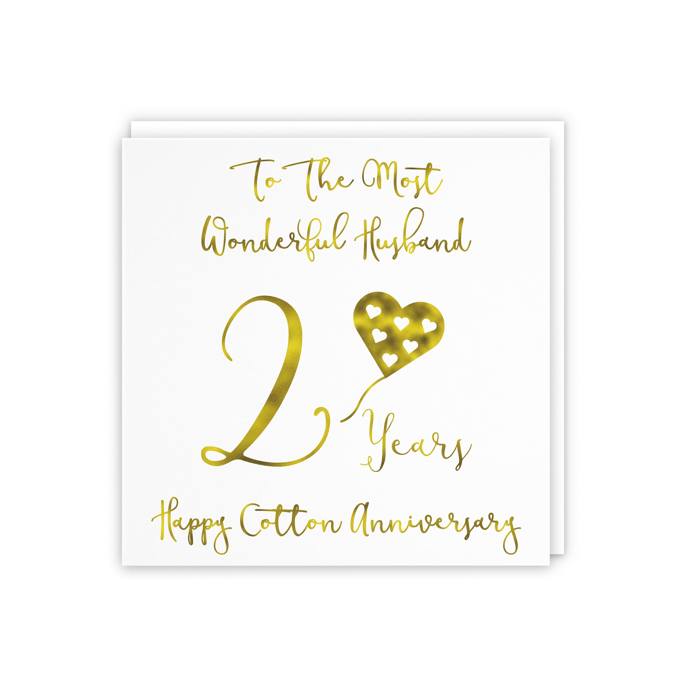 2nd Husband Anniversary Card Milano - Default Title (5056408115032)