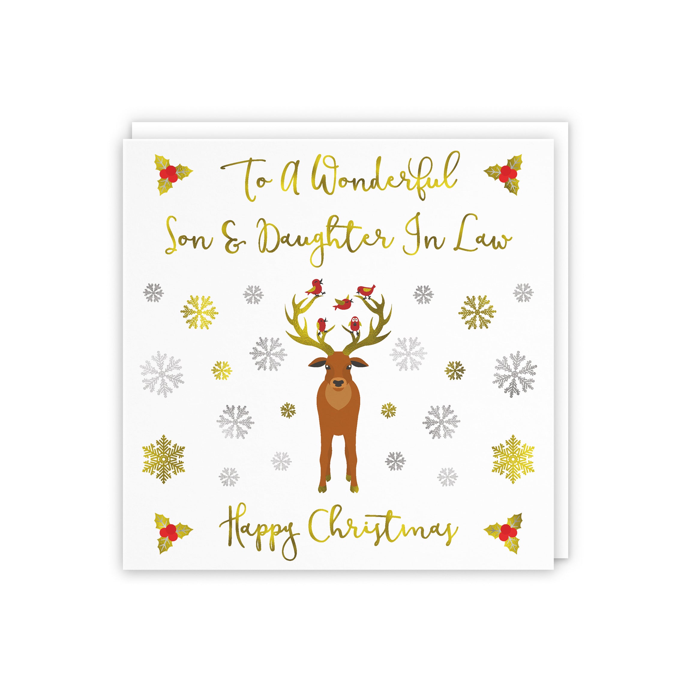 Son And Daughter In Law Milano Christmas Card - Default Title (5056408115094)