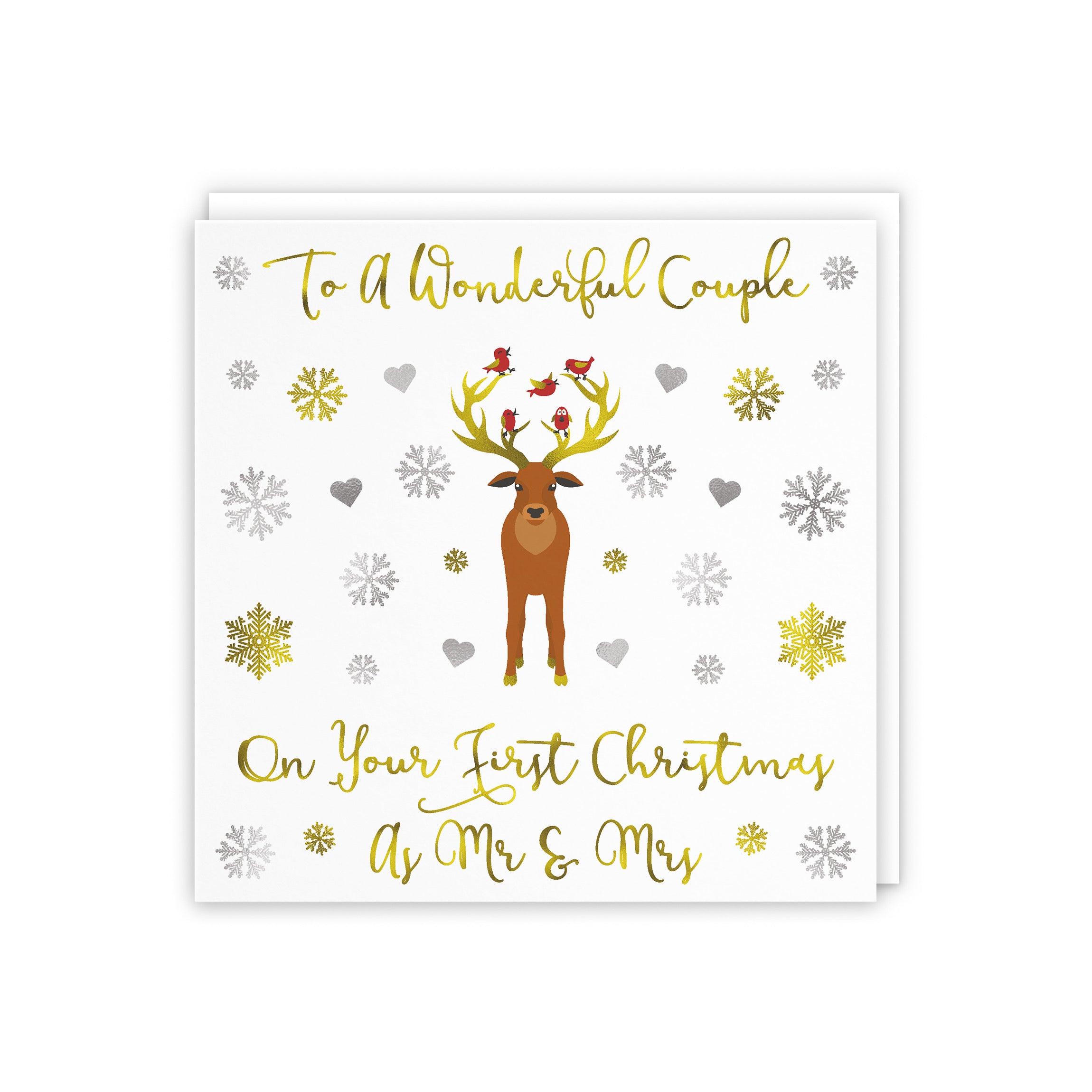 First Married Christmas As Mr And Mrs For Couple Card Milano - Default Title (5056408115469)