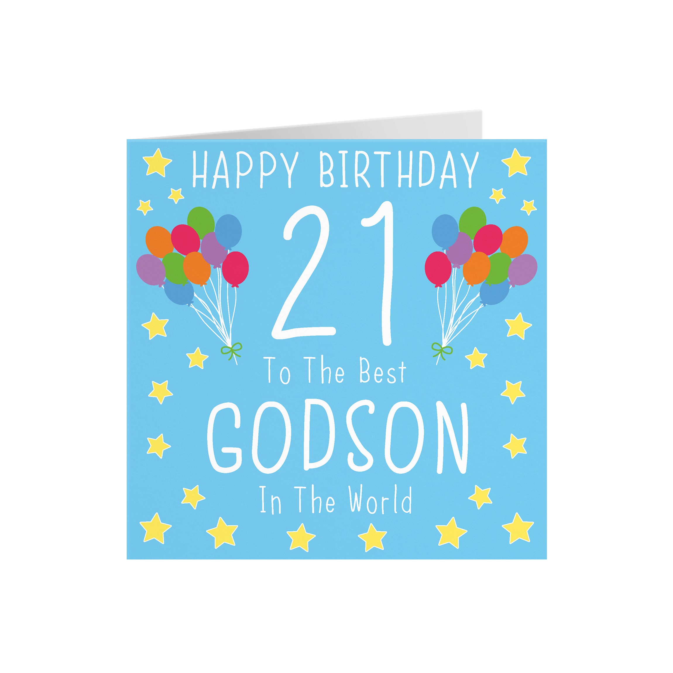 21st Godson Birthday Card Iconic - Default Title (5056408116756)