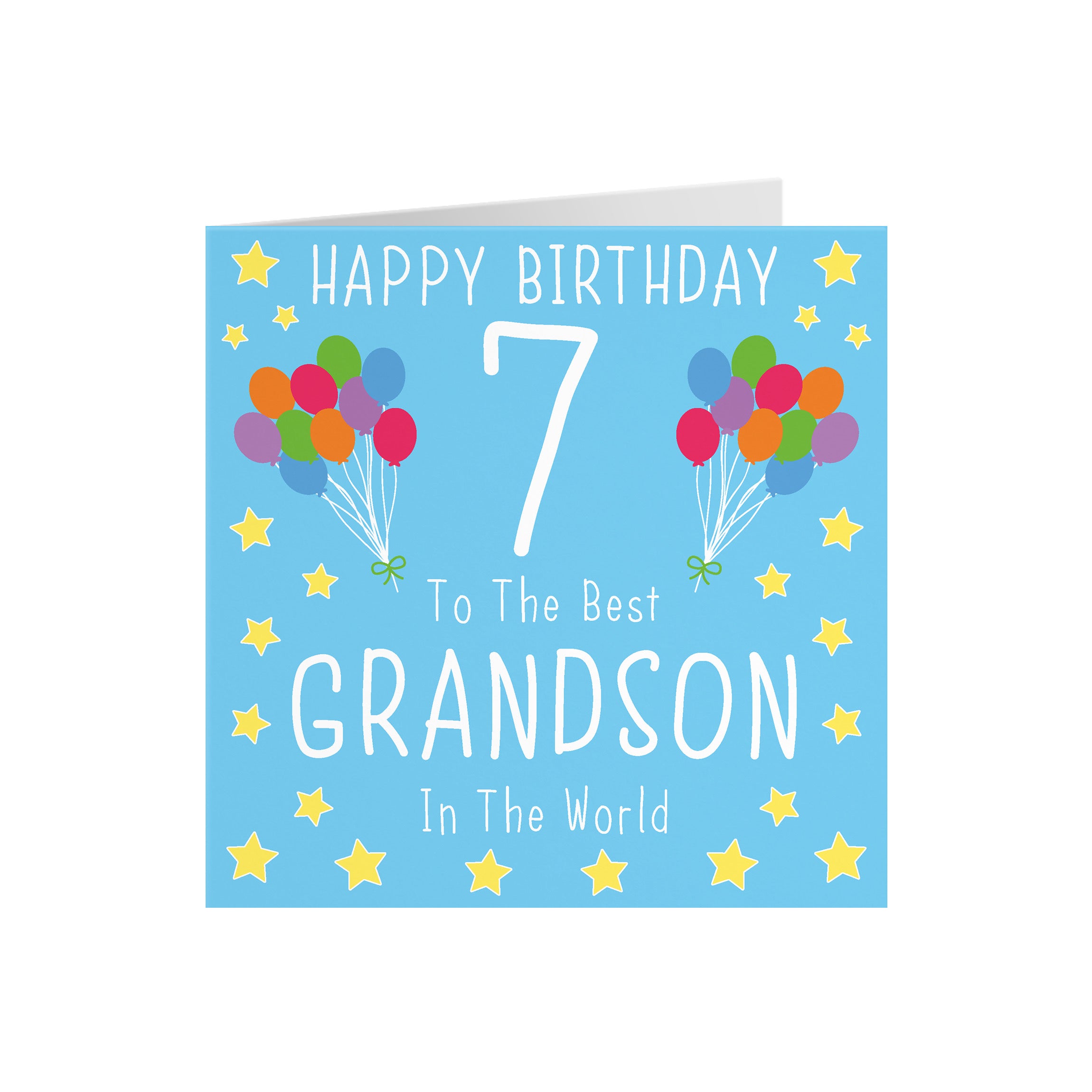 7th Grandson Birthday Card Iconic - Default Title (5056408116893)