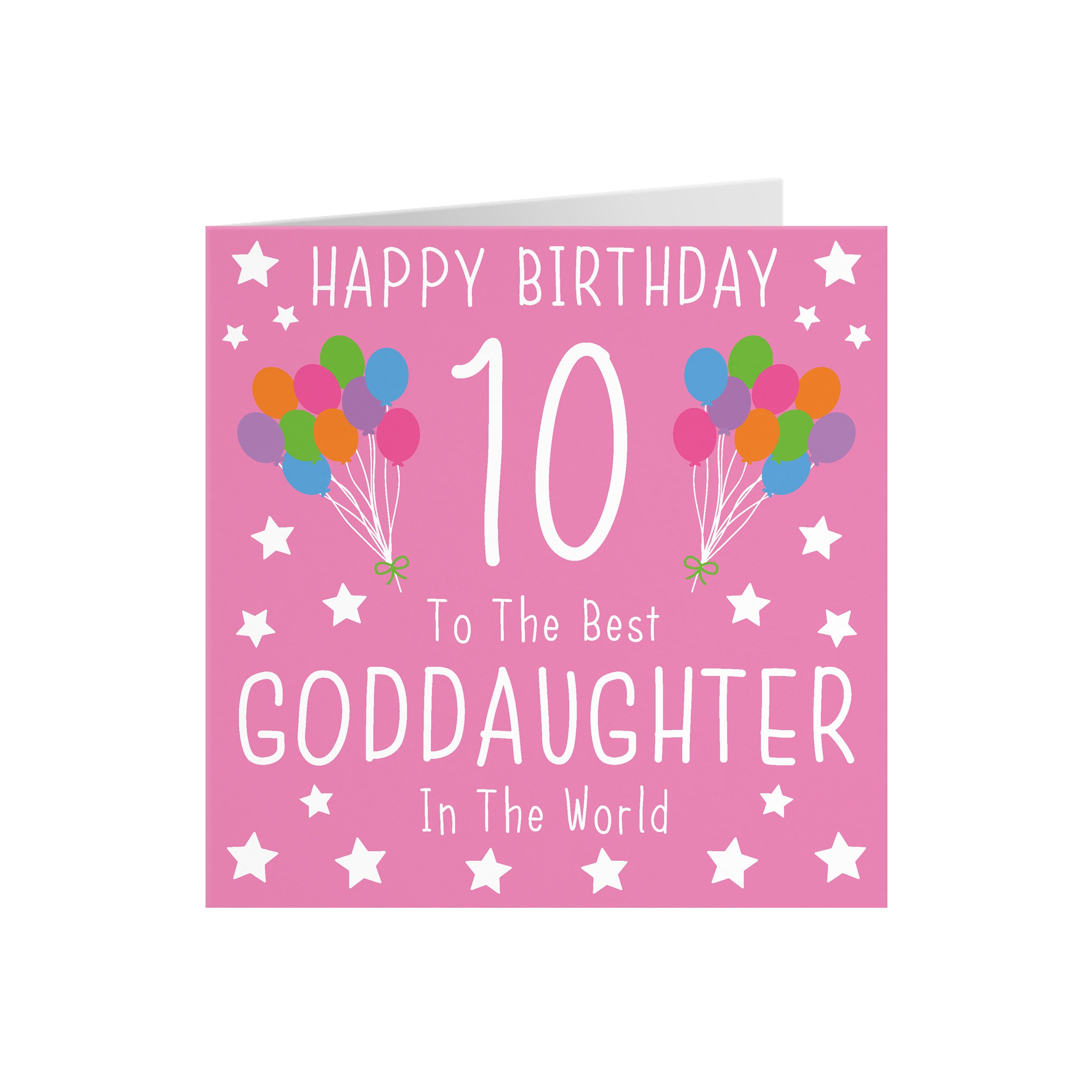 10th Goddaughter Birthday Card Iconic - Default Title (5056408117418)