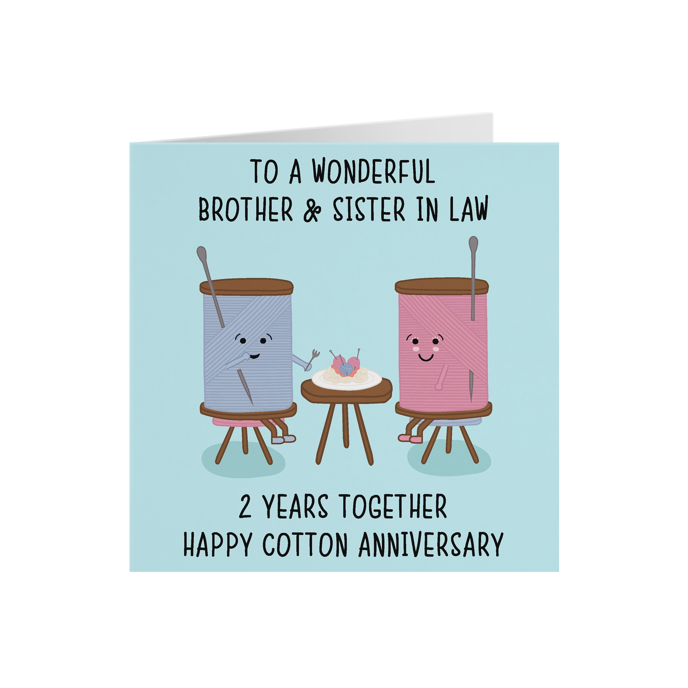 2nd Brother And Sister In Law Anniversary Card Iconic - Default Title (5056408119450)