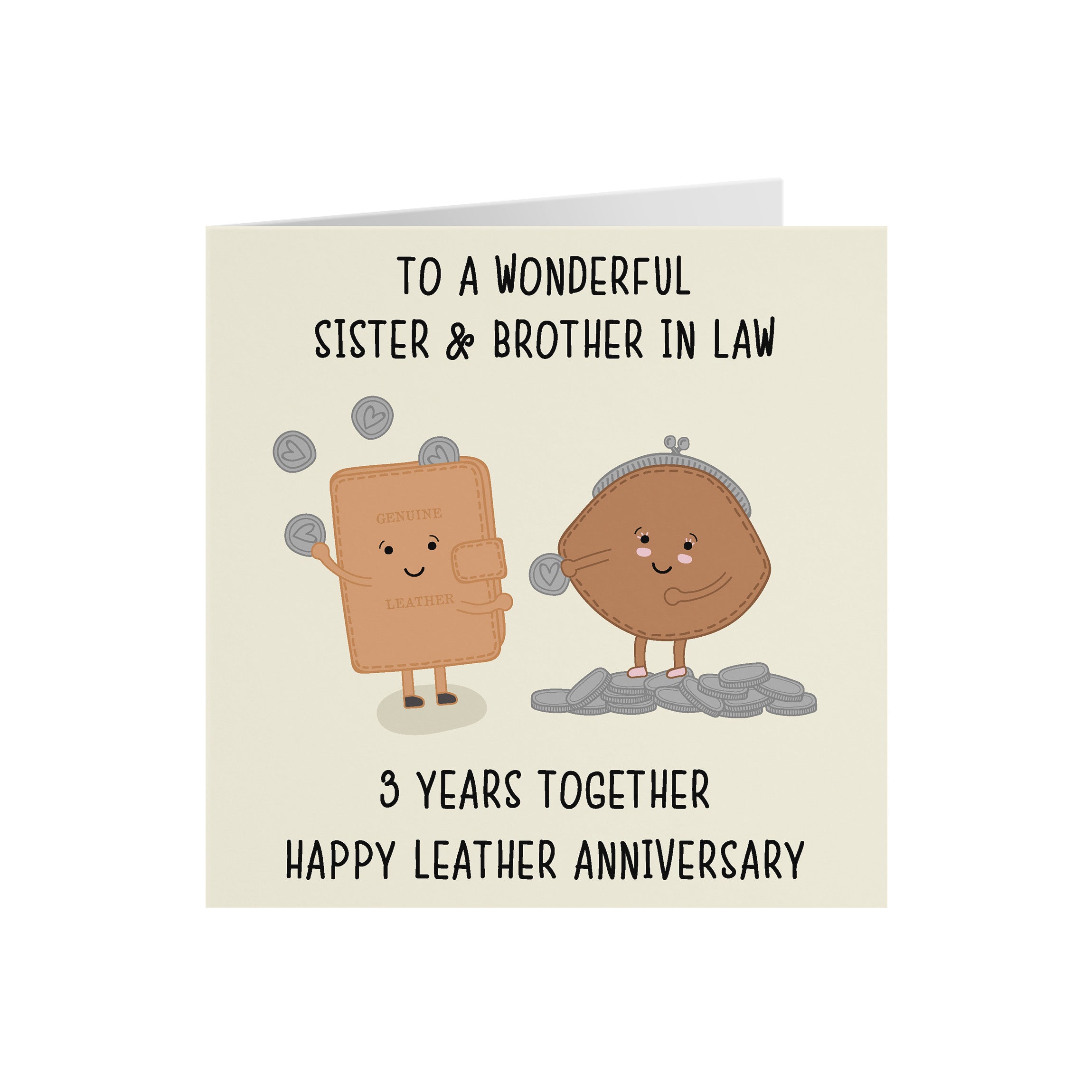 3rd Sister And Brother In Law Anniversary Card Iconic - Default Title (5056408119504)