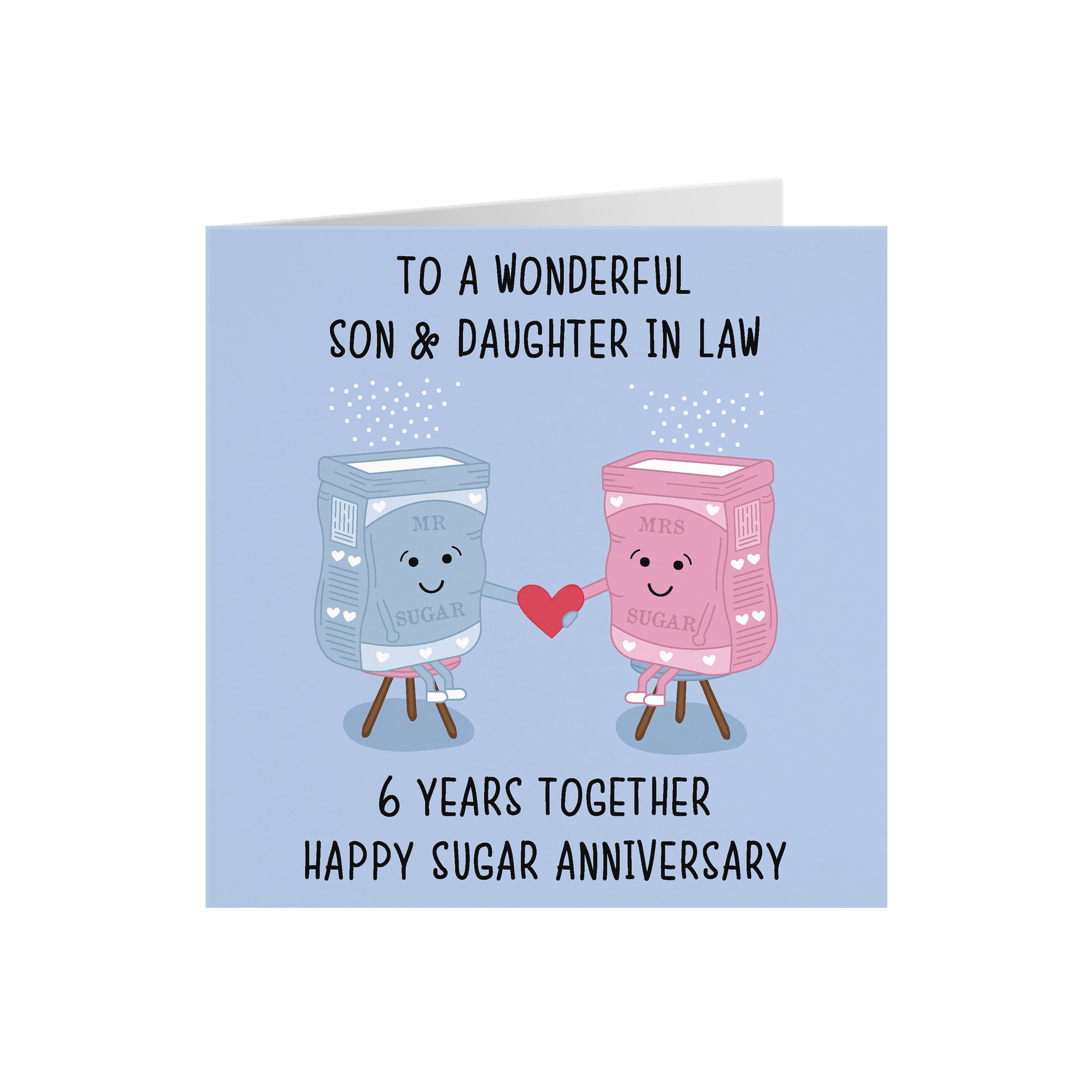 6th Son And Daughter In Law Anniversary Card Iconic - Default Title (5056408119641)