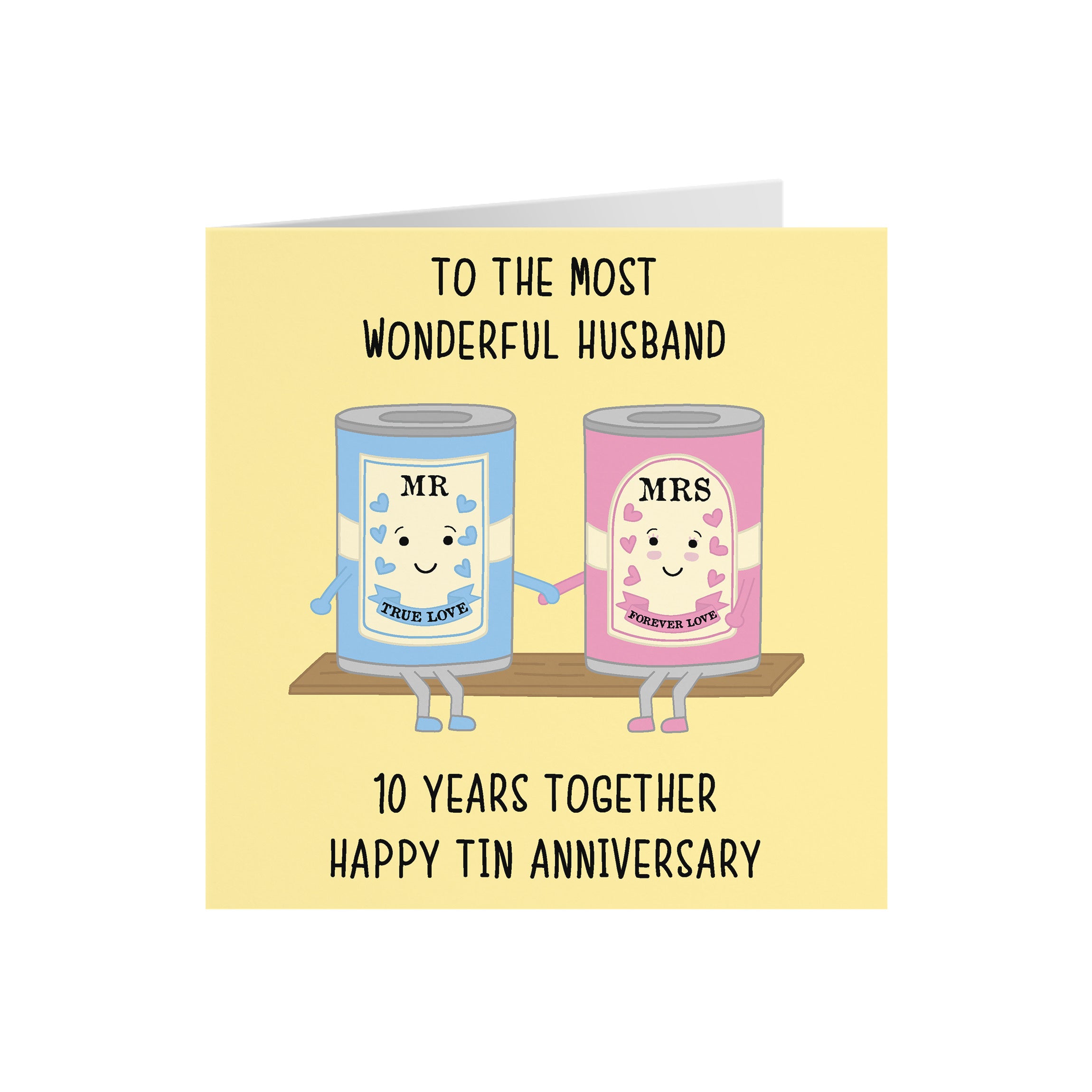 10th Husband Anniversary Card Iconic - Default Title (5056408119900)