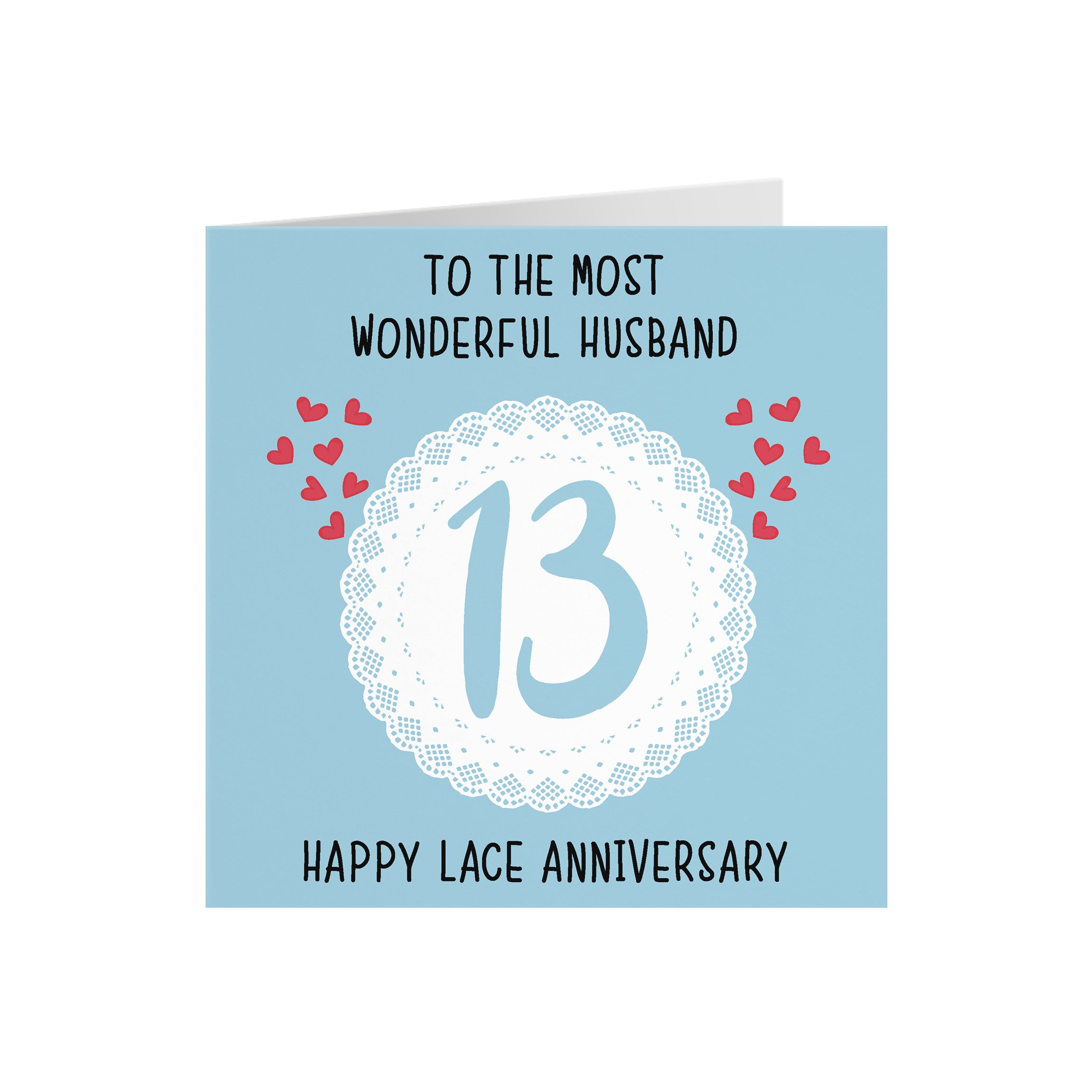 13th Husband Anniversary Card Iconic - Default Title (5056408120081)