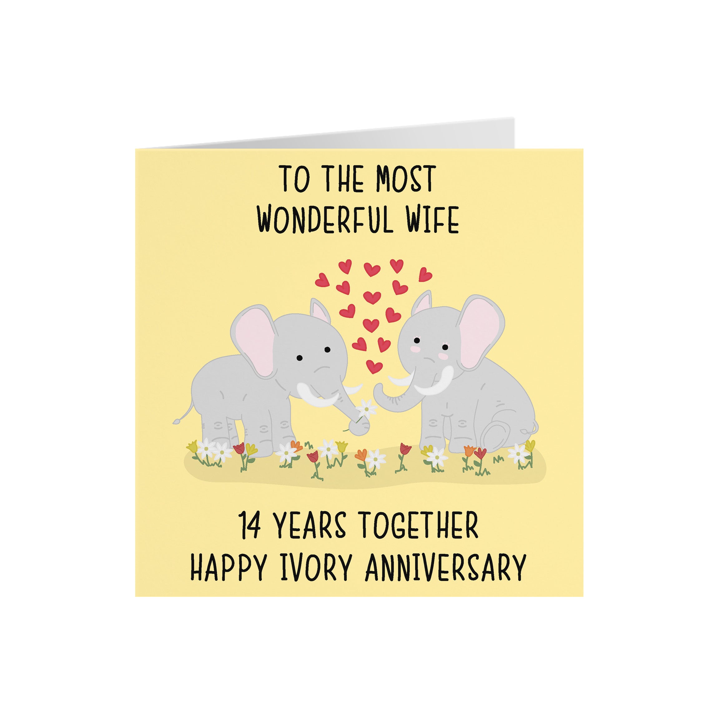 14th Wife Anniversary Card Iconic - Default Title (5056408120159)