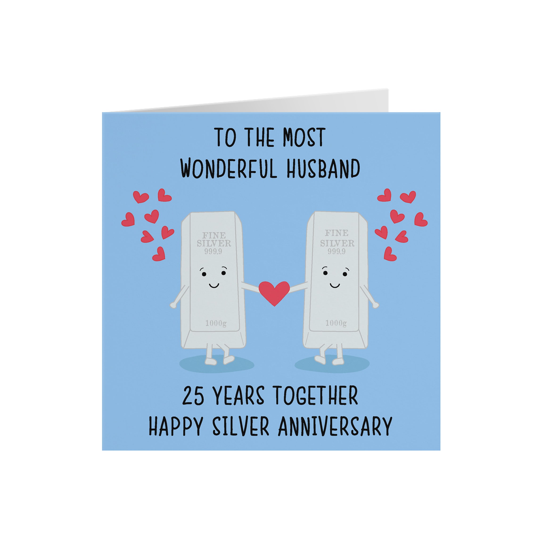 25th Husband Anniversary Card Iconic - Default Title (5056408120302)