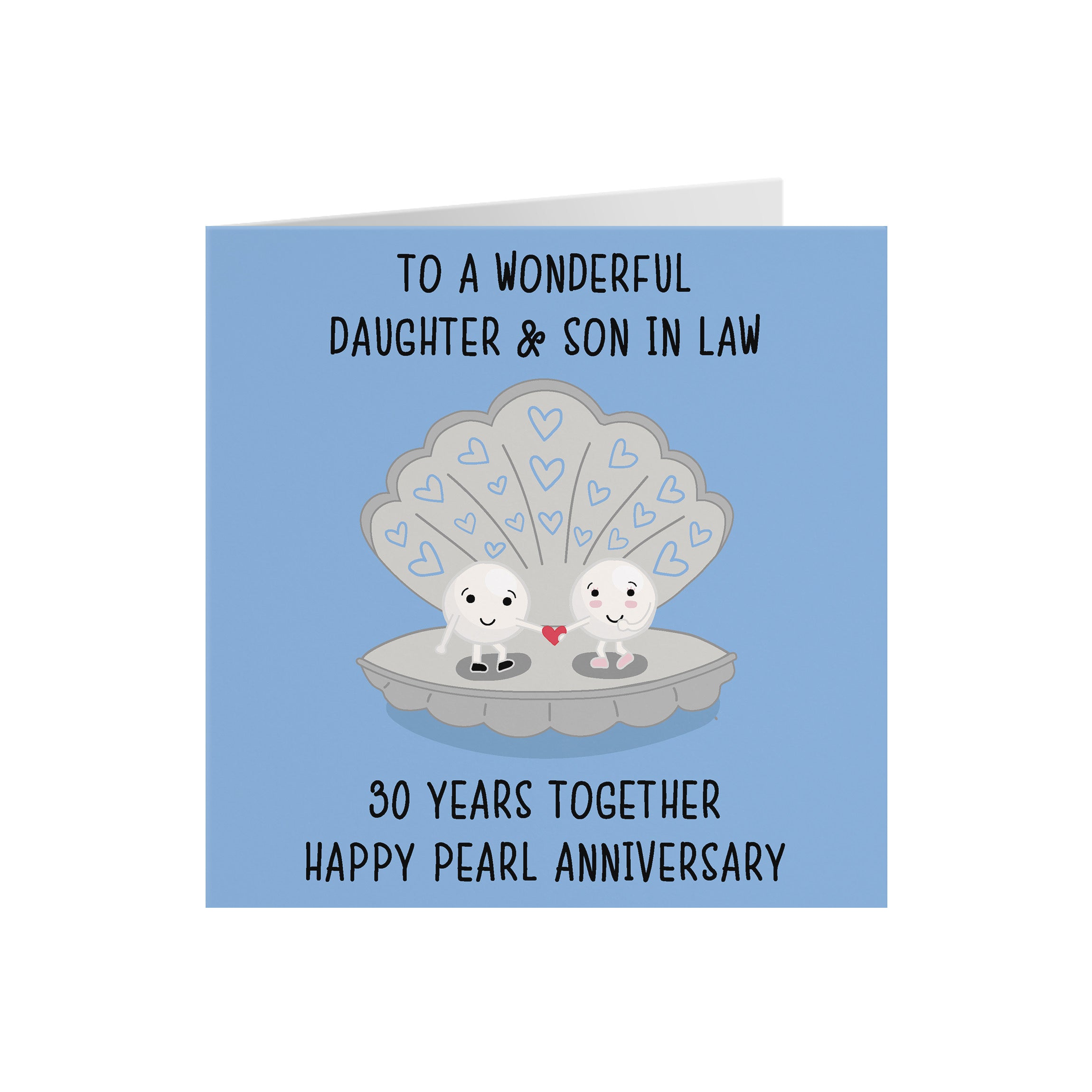 30th Daughter And Son In Law Anniversary Card Iconic - Default Title (5056408120333)