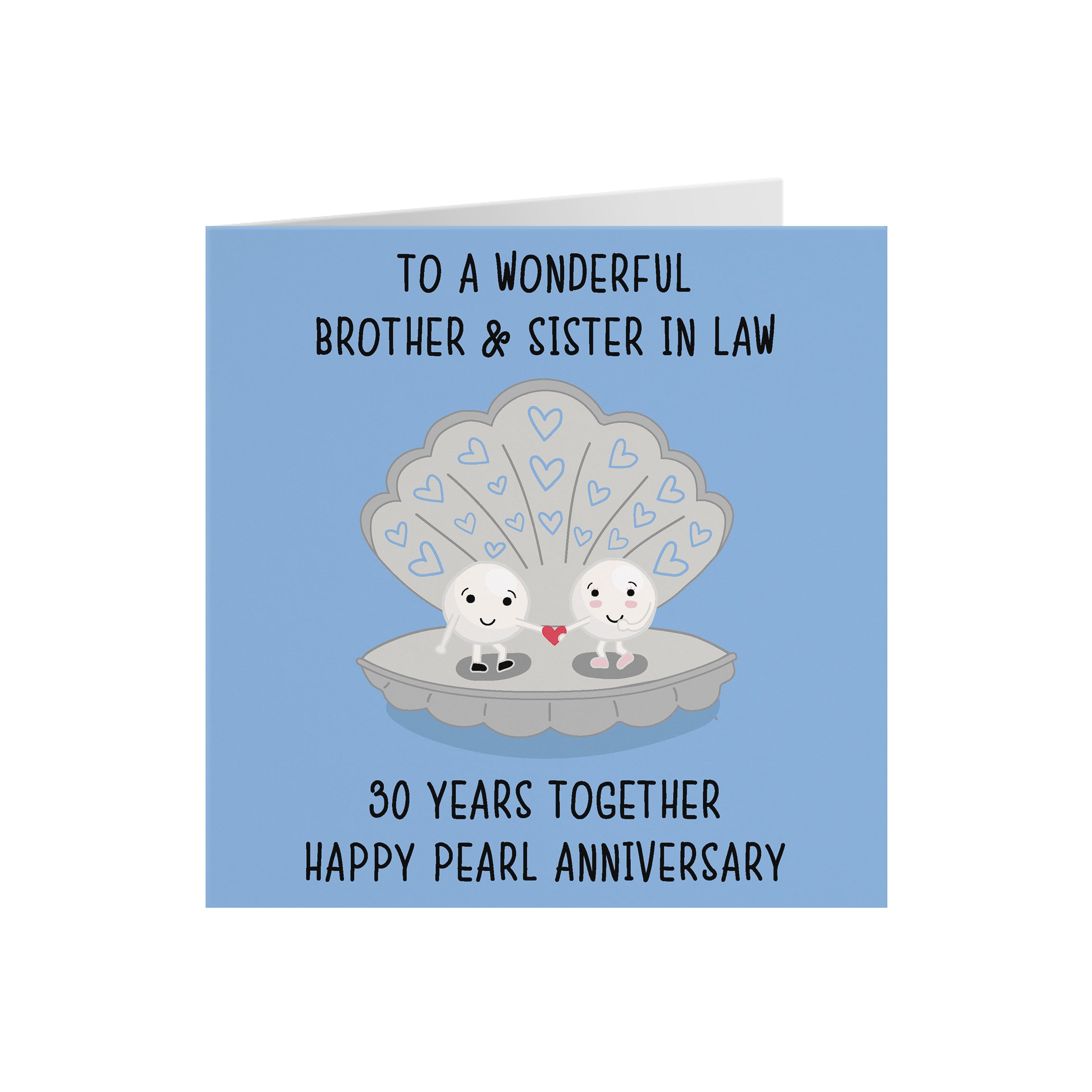 30th Brother And Sister In Law Anniversary Card Iconic - Default Title (5056408120371)