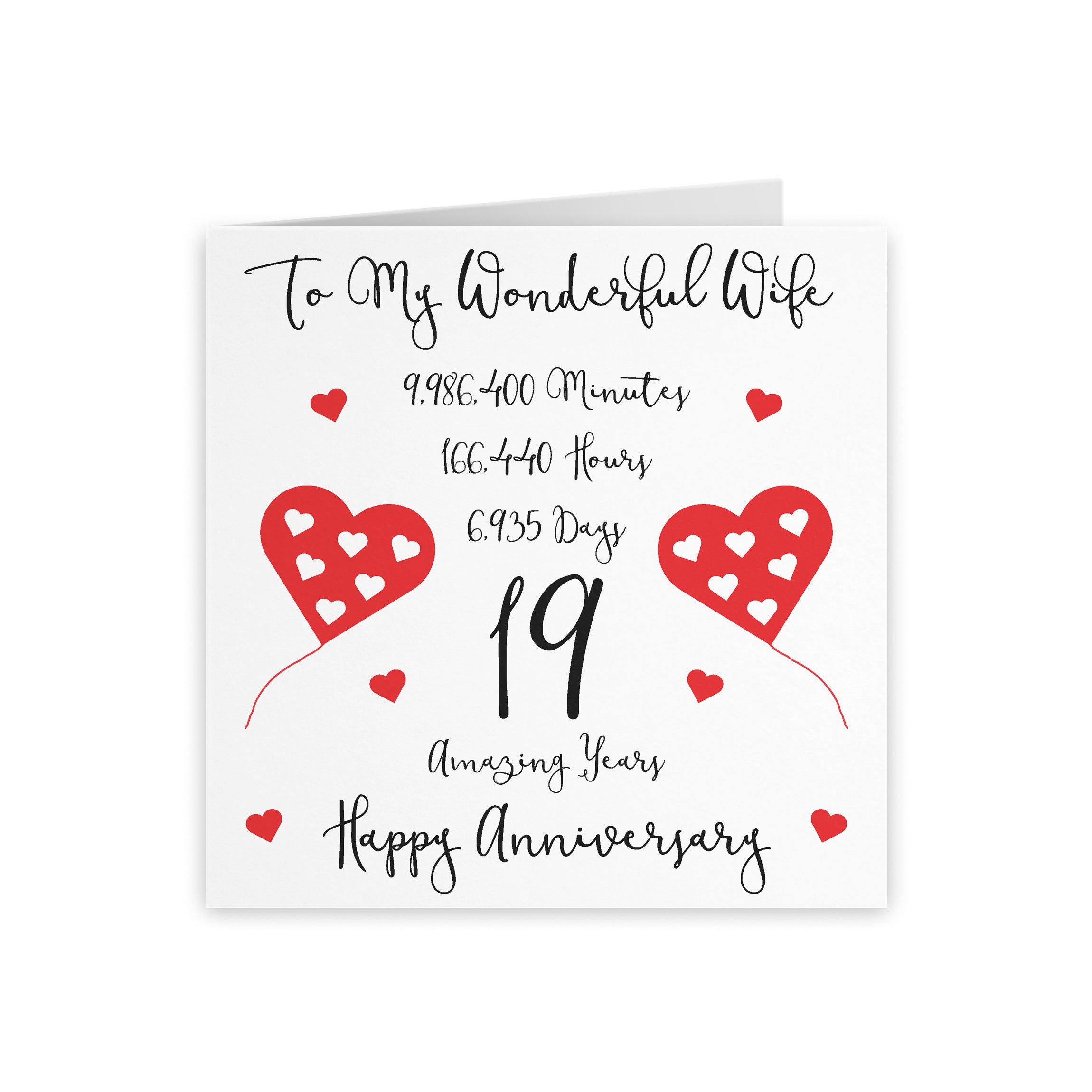 19th Wife Anniversary Card Timeless - Default Title (5056408120708)