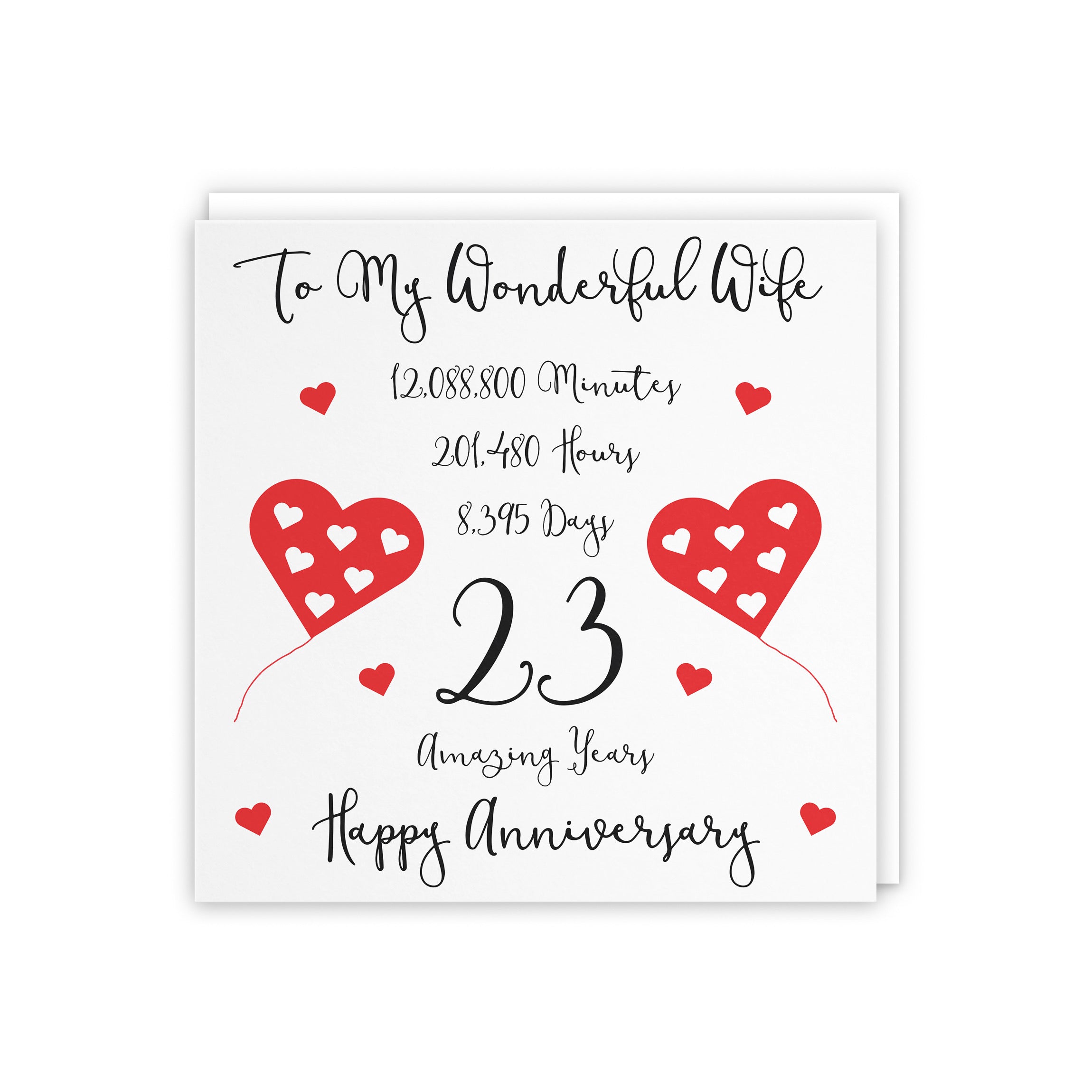 23rd Wife Anniversary Card Timeless - Default Title (5056408120746)