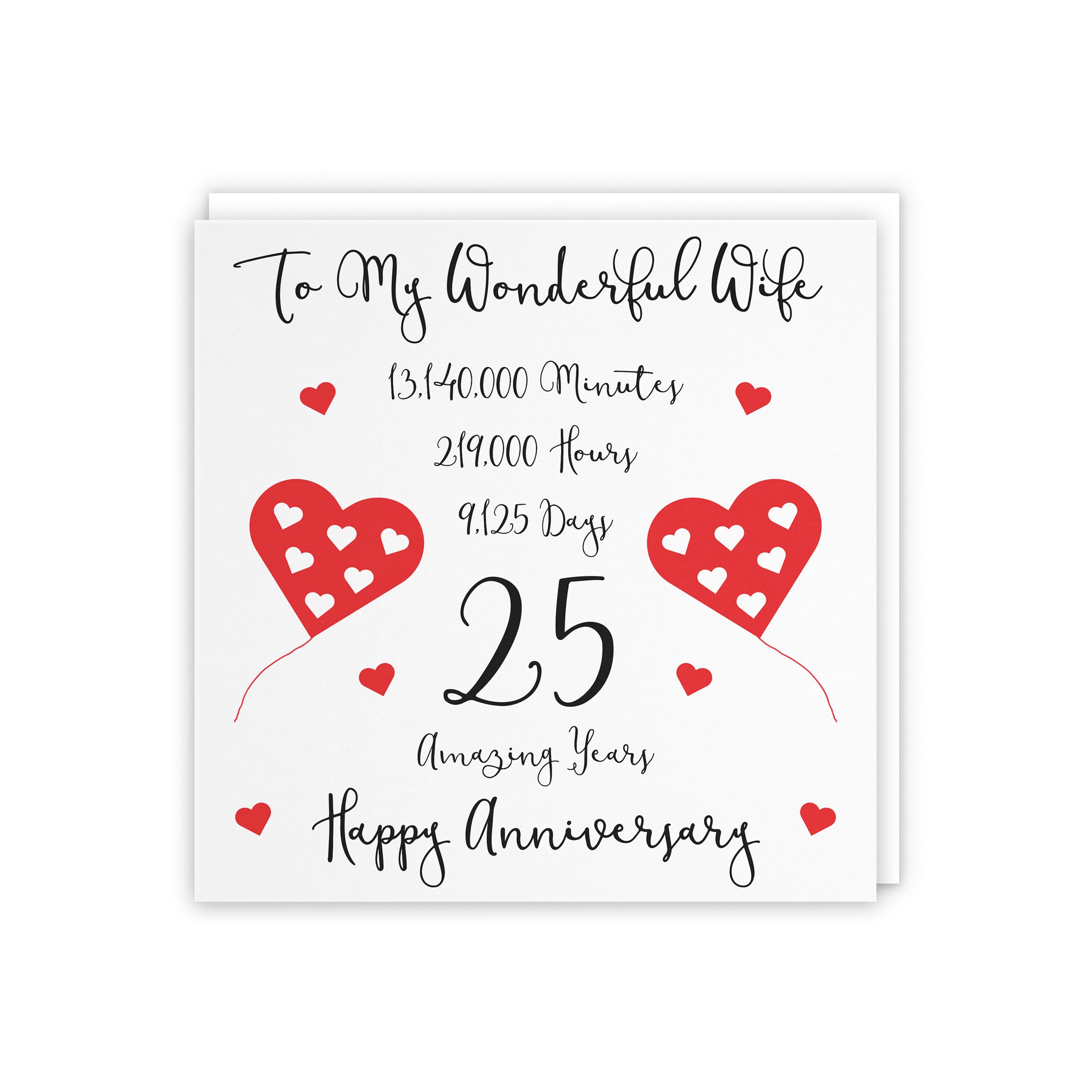 25th Wife Anniversary Card Timeless - Default Title (5056408120760)