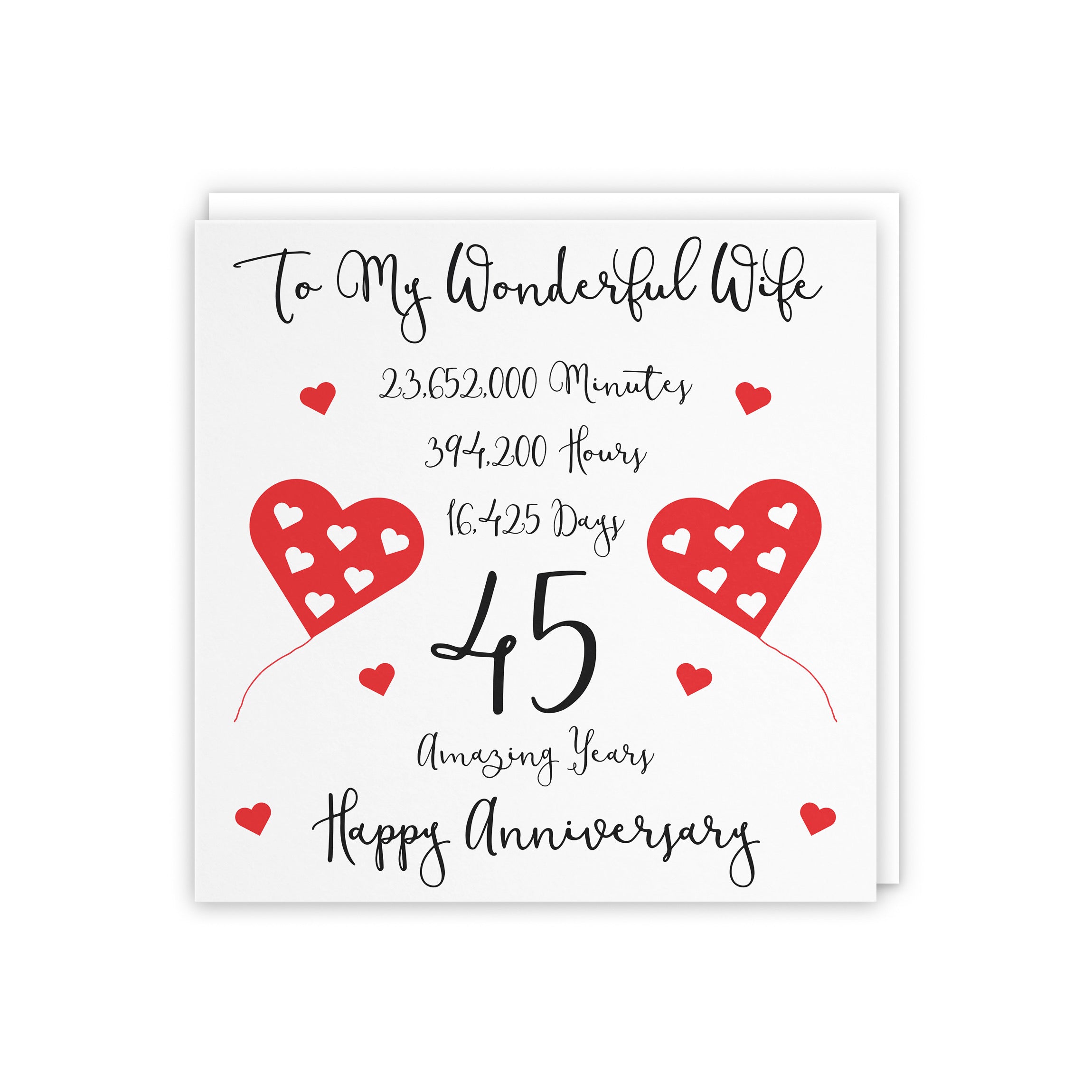 45th Wife Anniversary Card Timeless - Default Title (5056408120807)