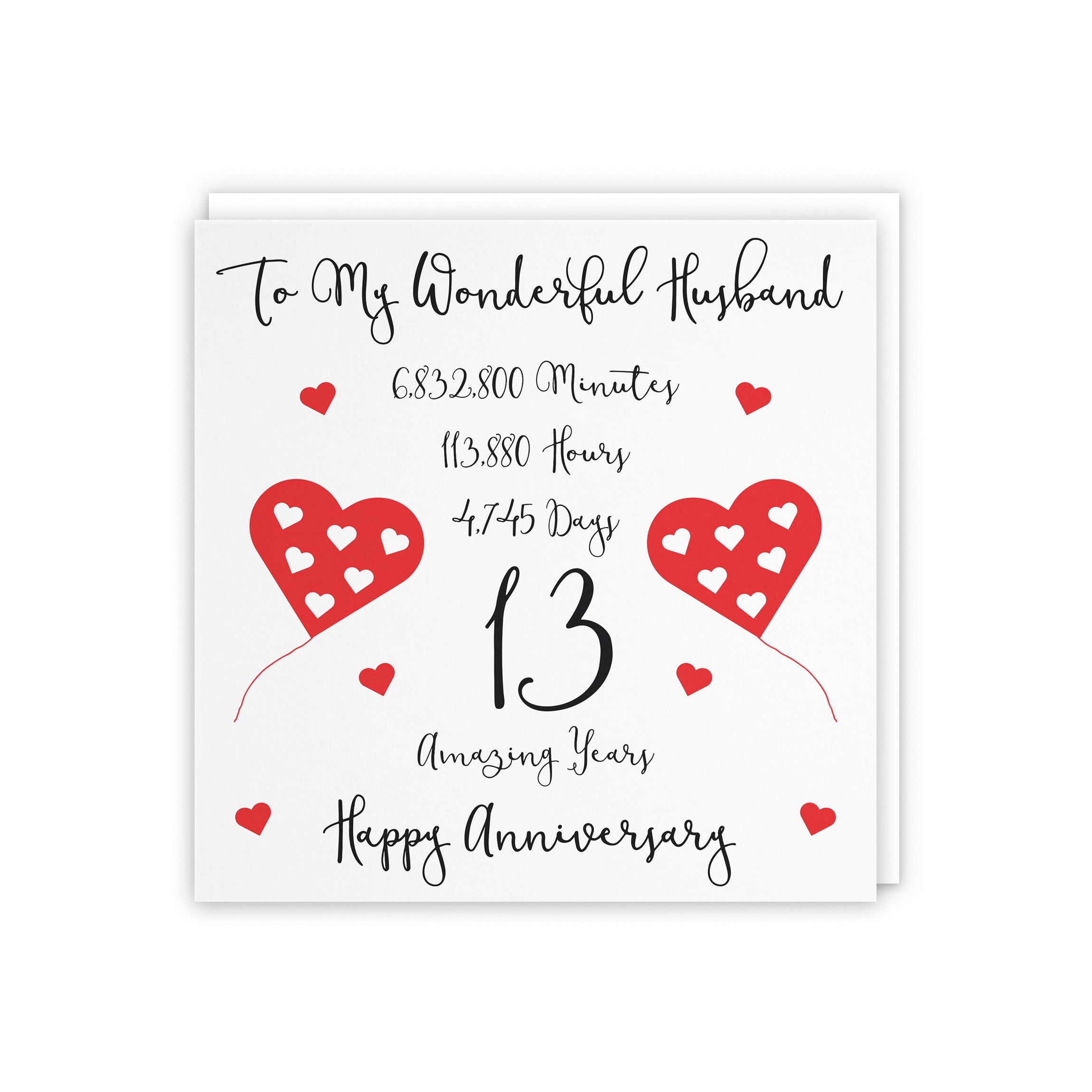 13th Husband Anniversary Card Timeless - Default Title (5056408120876)