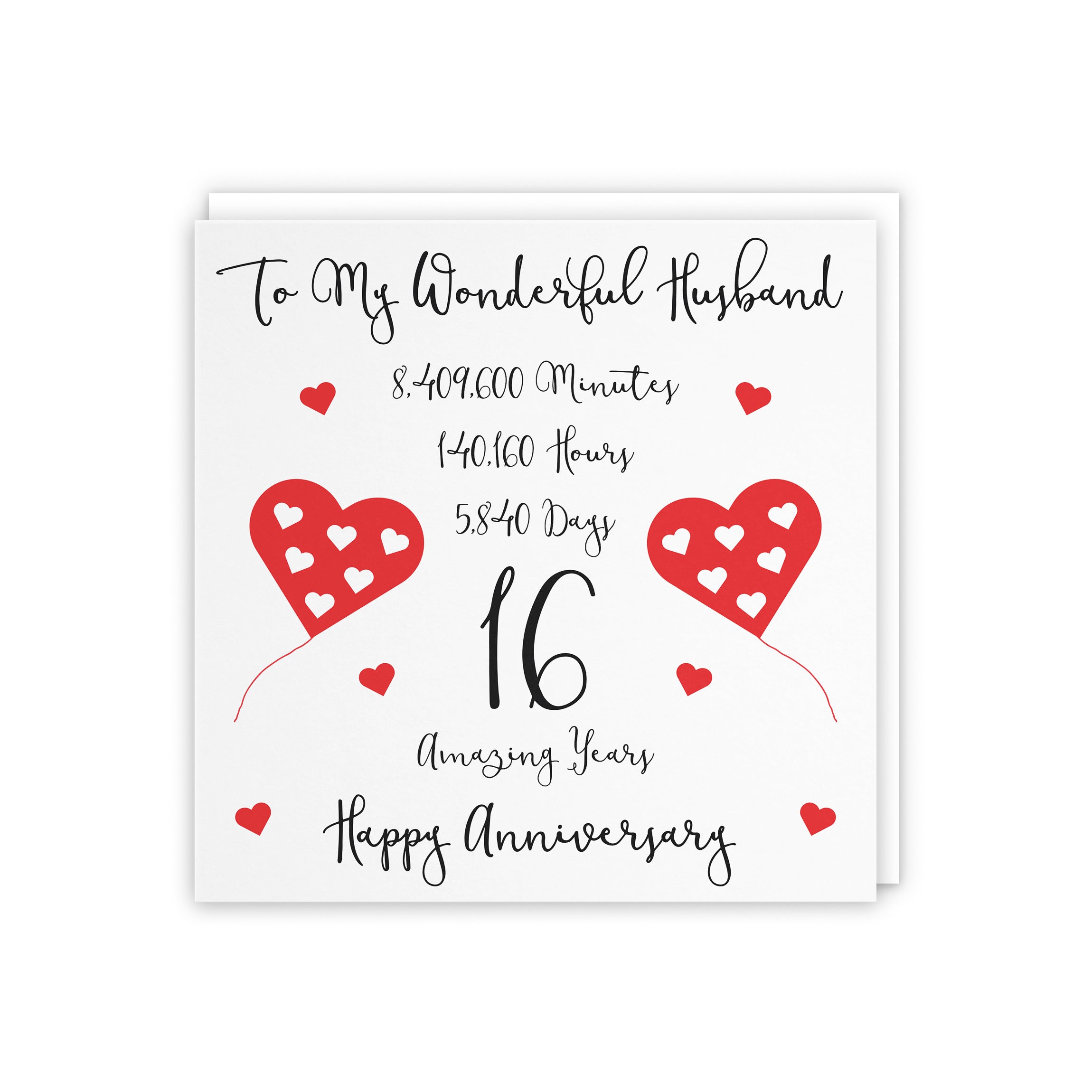 16th Husband Anniversary Card Timeless - Default Title (5056408120906)