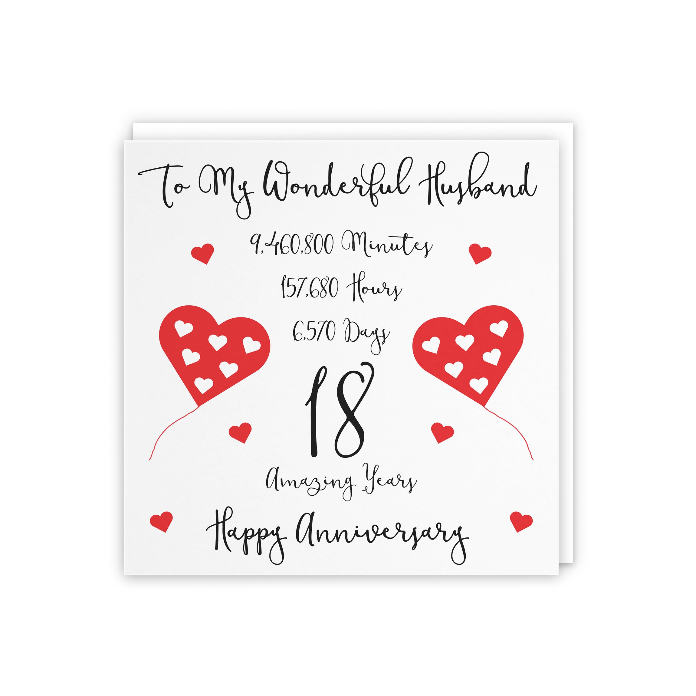 18th Husband Anniversary Card Timeless - Default Title (5056408120920)