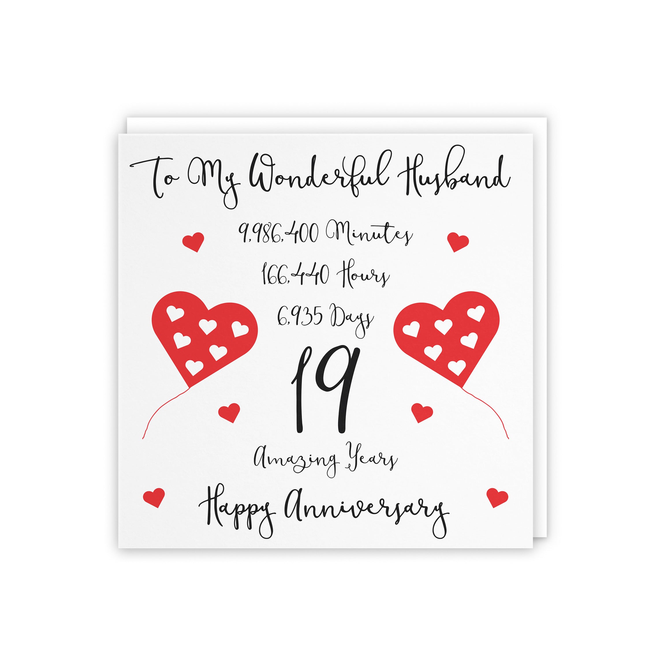 19th Husband Anniversary Card Timeless - Default Title (5056408120937)