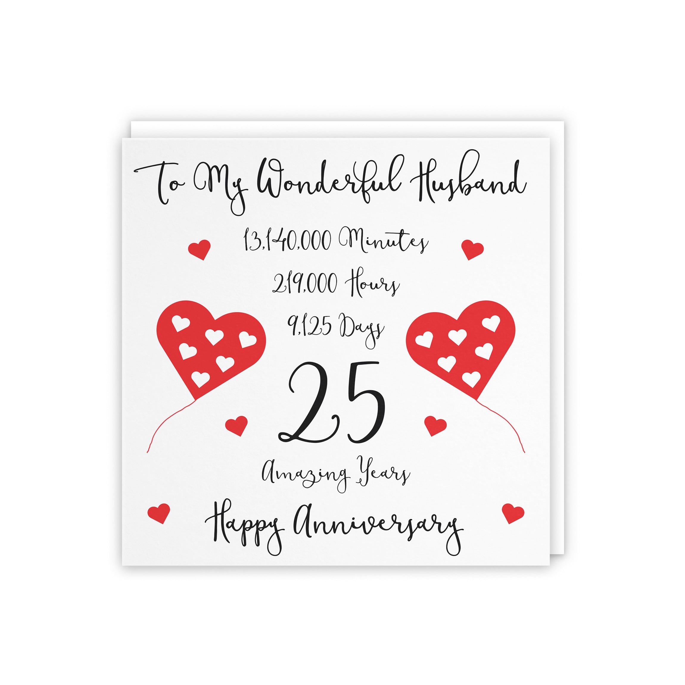 25th Husband Anniversary Card Timeless - Default Title (5056408120951)