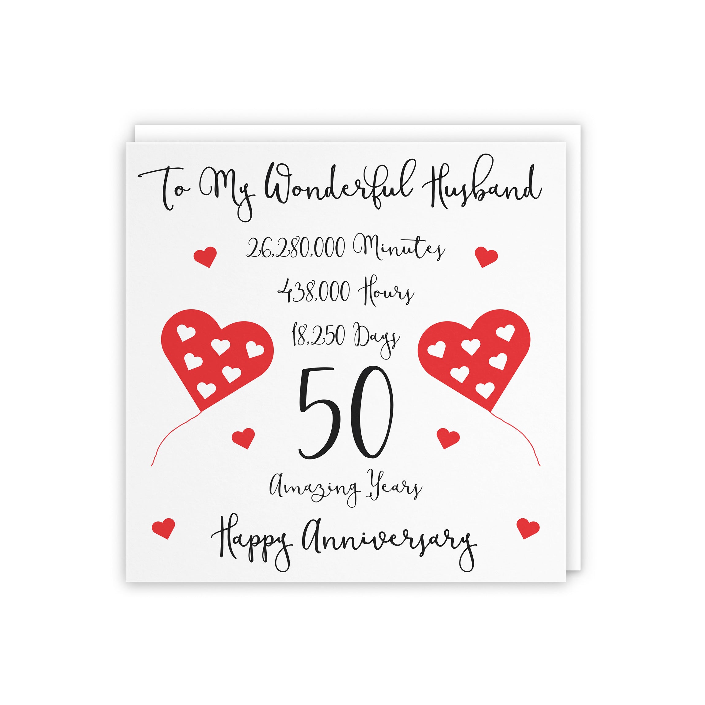 50th Husband Anniversary Card Timeless - Default Title (5056408121002)