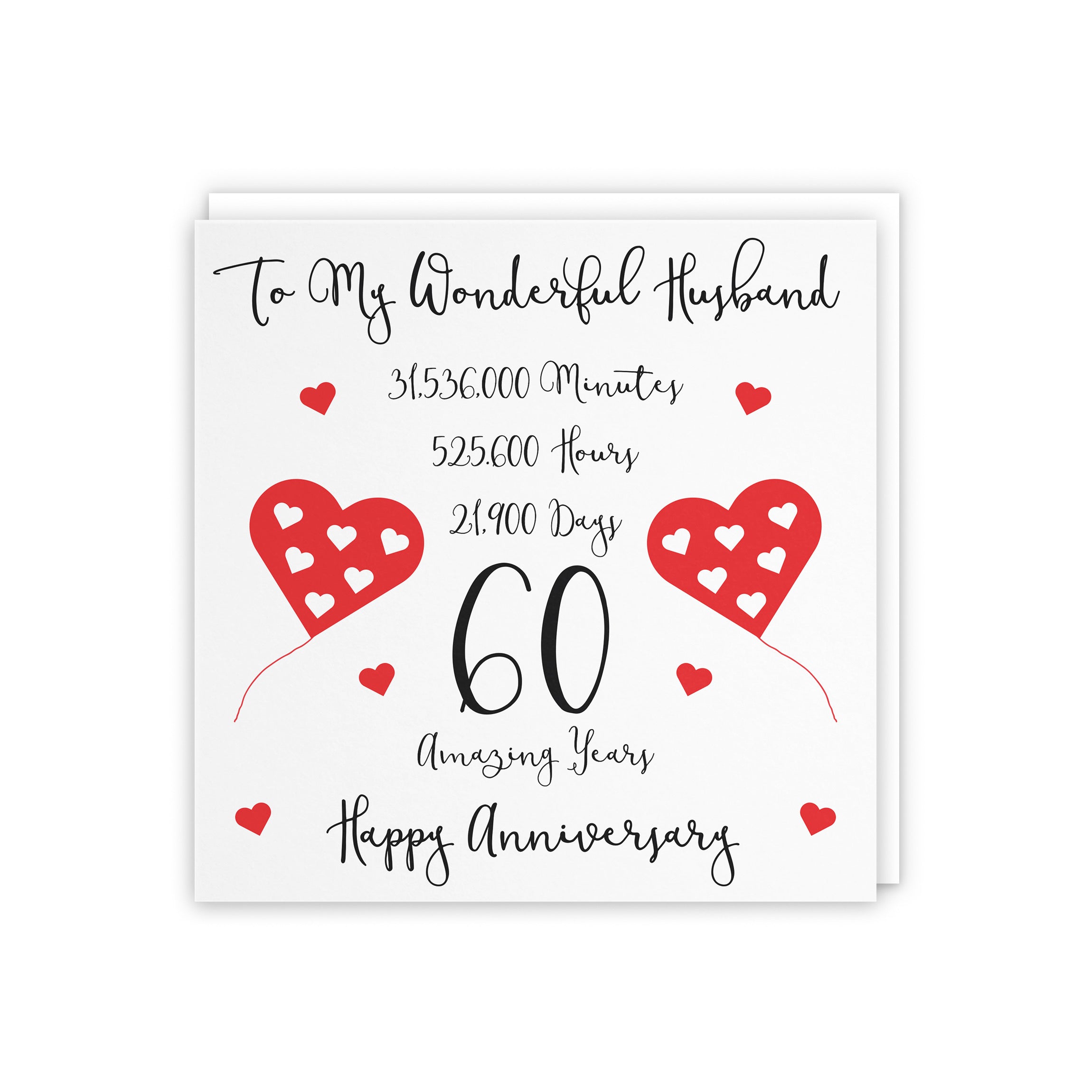 60th Husband Anniversary Card Timeless - Default Title (5056408121026)