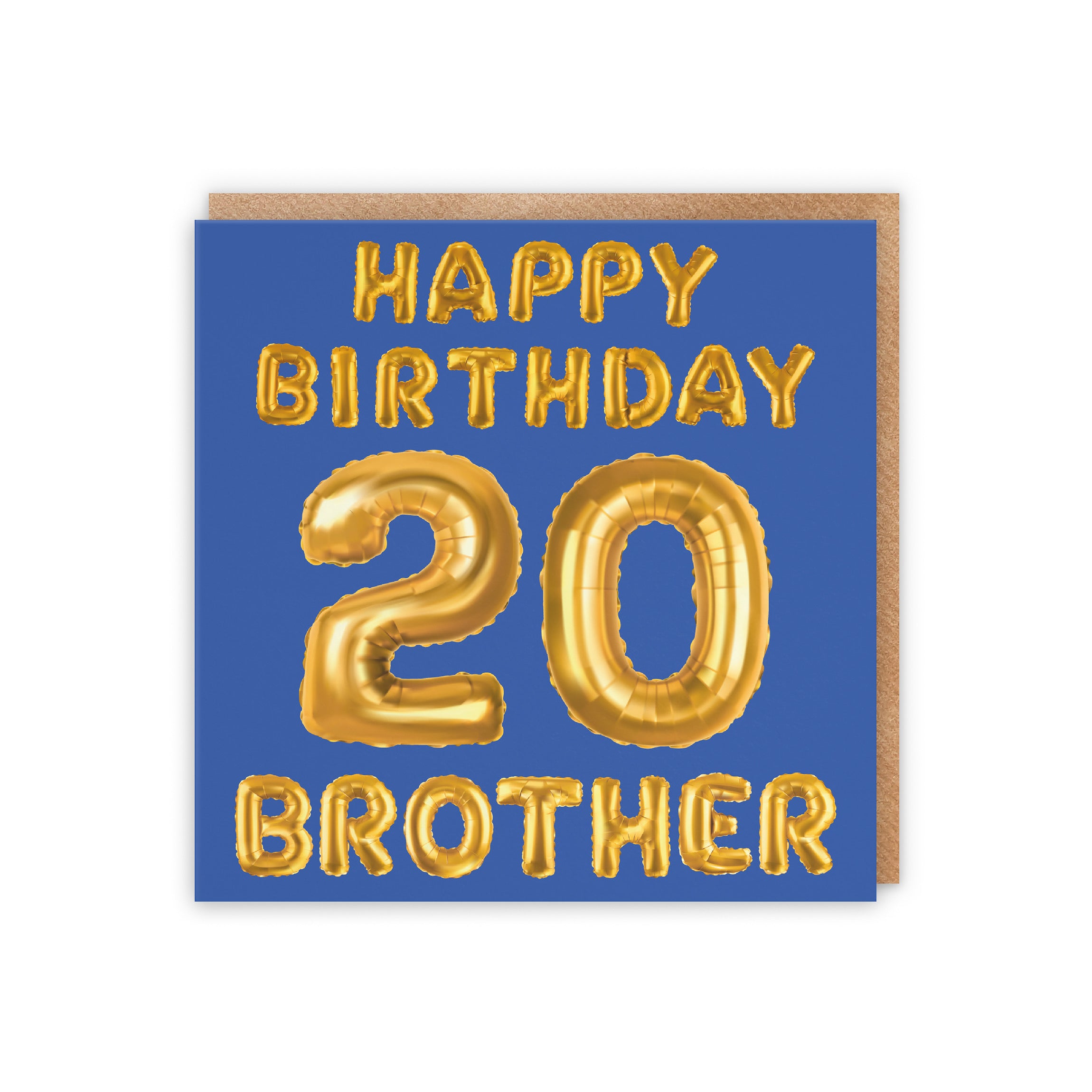 20th Brother Birthday Card Balloon - Default Title (5056408126106)