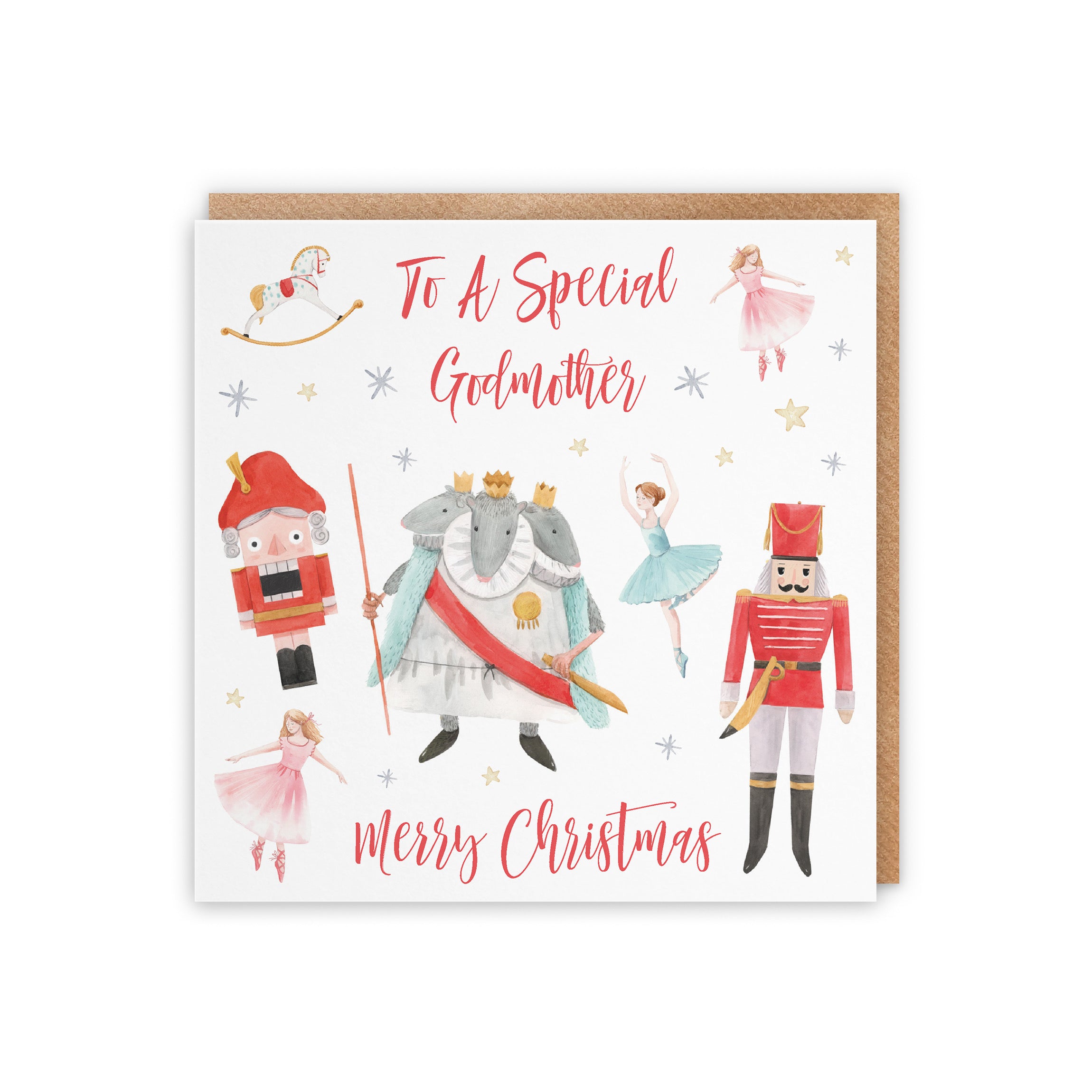 Godmother Nutcracker Christmas Card - Default Title (5056408128674)