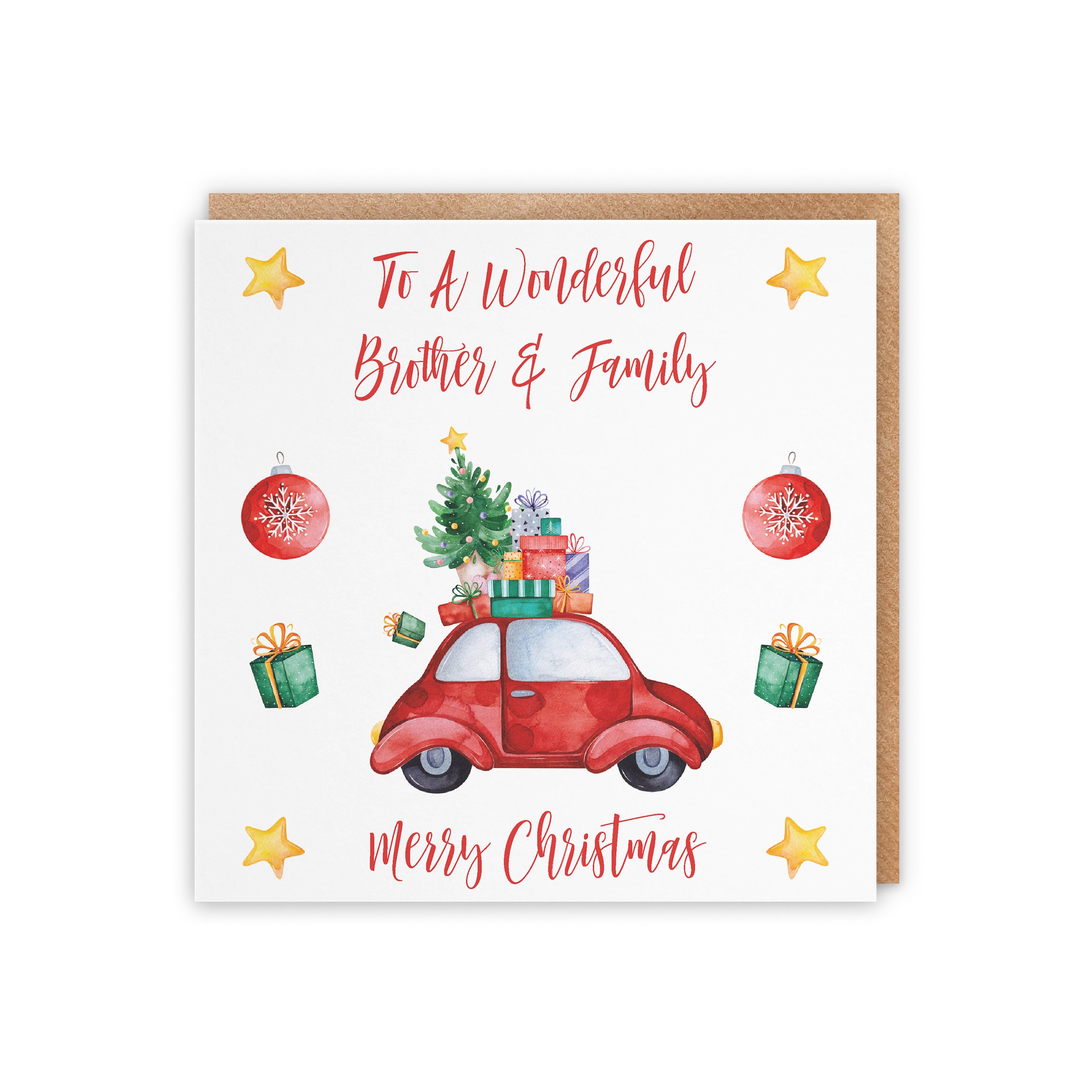 Brother And Family Christmas Holiday Card - Default Title (5056408130028)