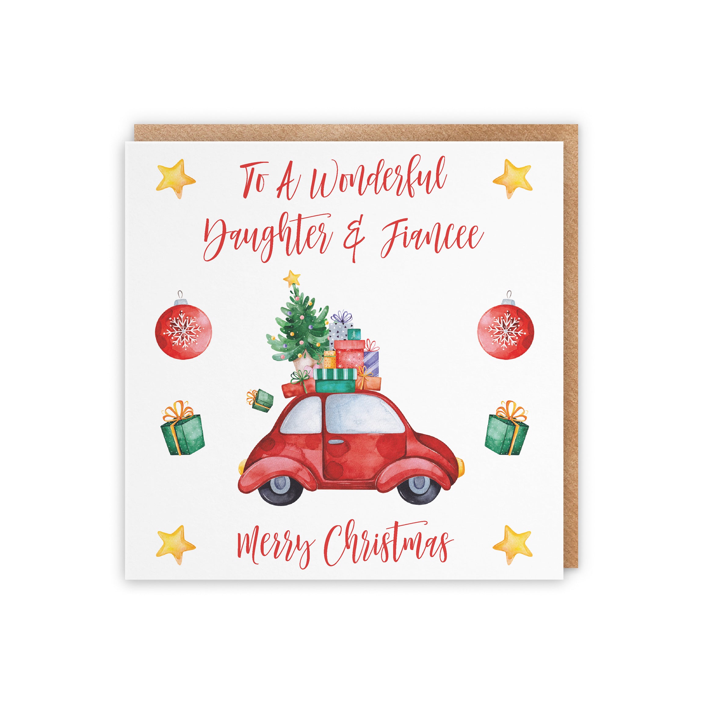 Daughter And Fiancee Christmas Holiday Card - Default Title (5056408130387)