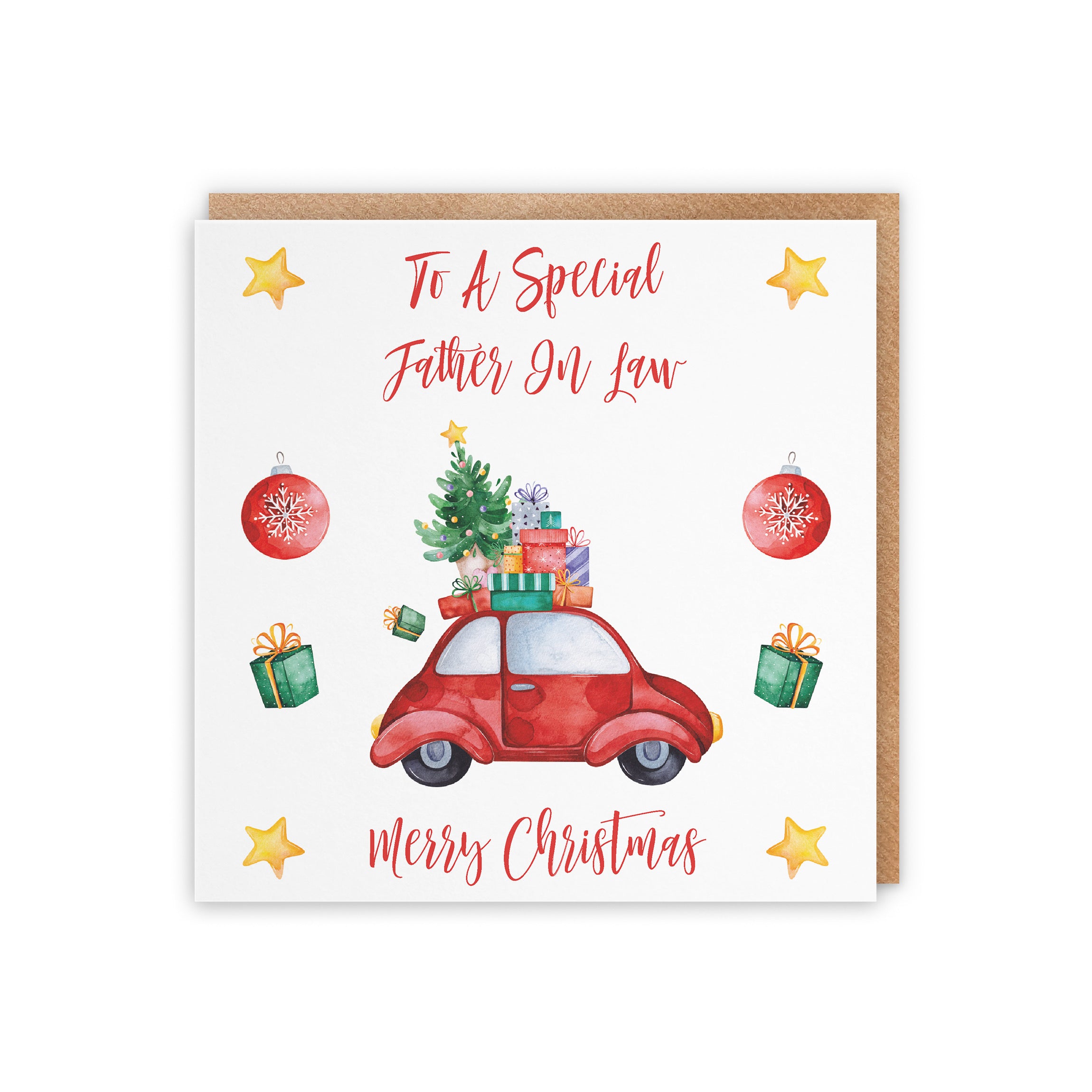 Father In Law Christmas Holiday Card - Default Title (5056408130585)