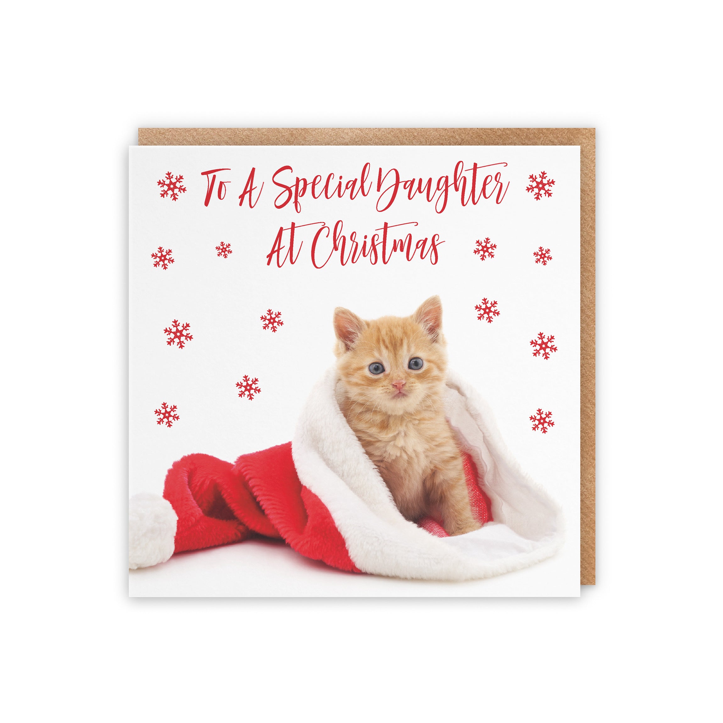 Daughter Kitten Christmas Card - Default Title (5056408132916)