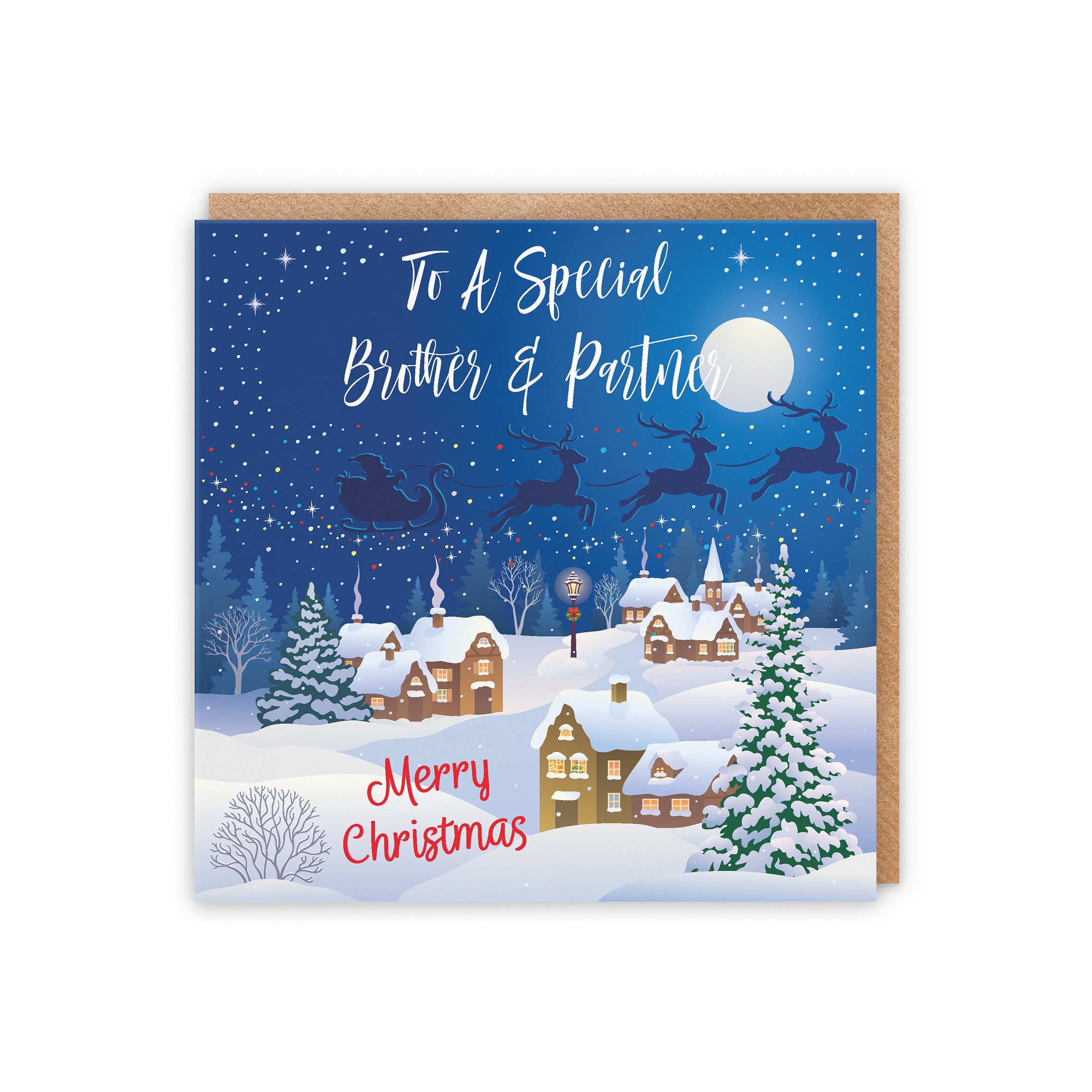 Brother And Partner Winter Wonderland Christmas Card - Default Title (5056408133265)