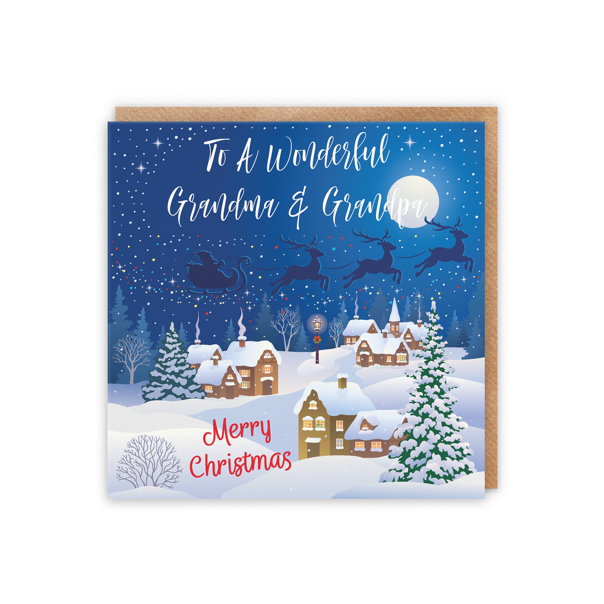 Grandma And Grandpa Winter Wonderland Christmas Card - Default Title (5056408133401)