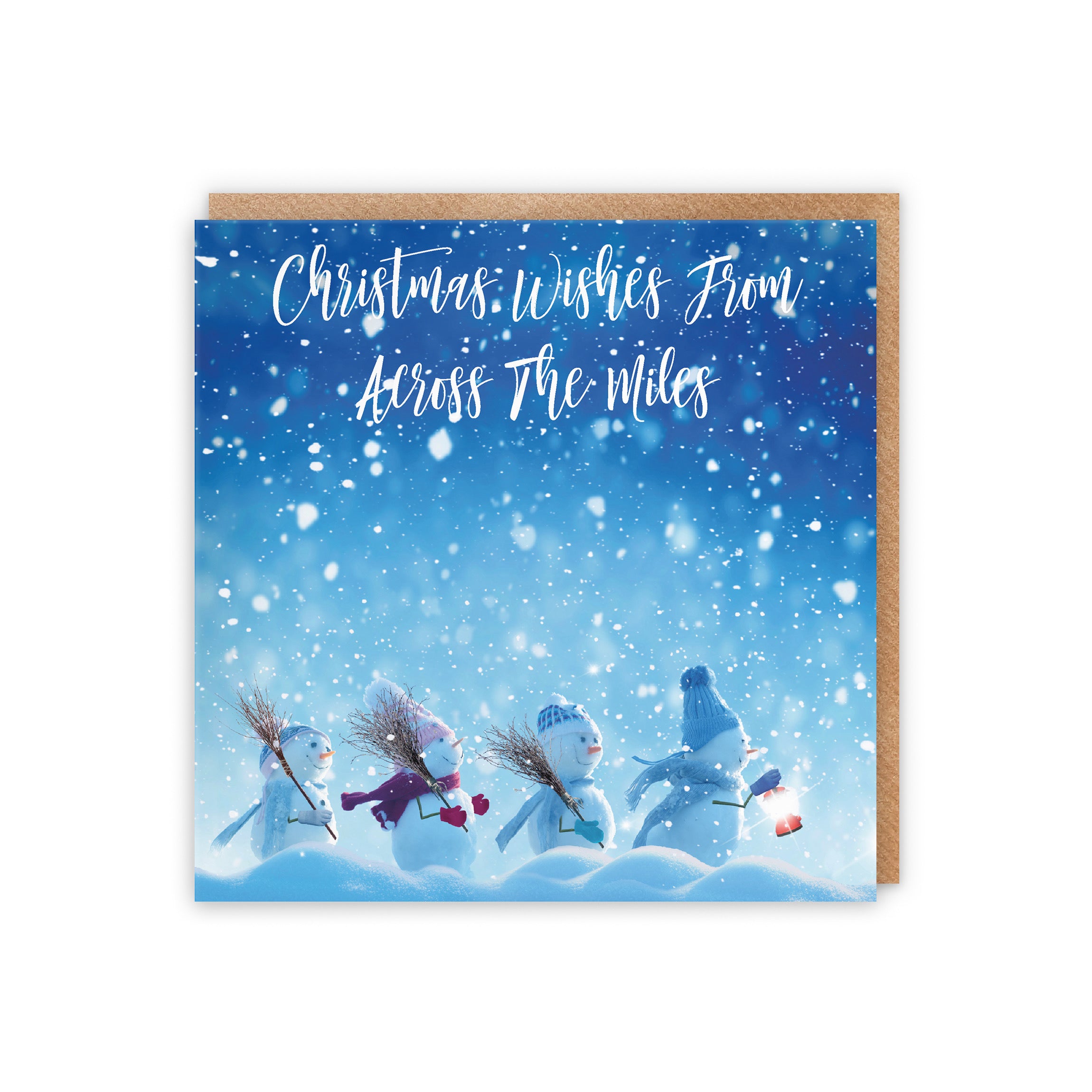 Across The Miles Snow People Christmas Card - Default Title (5056408134798)