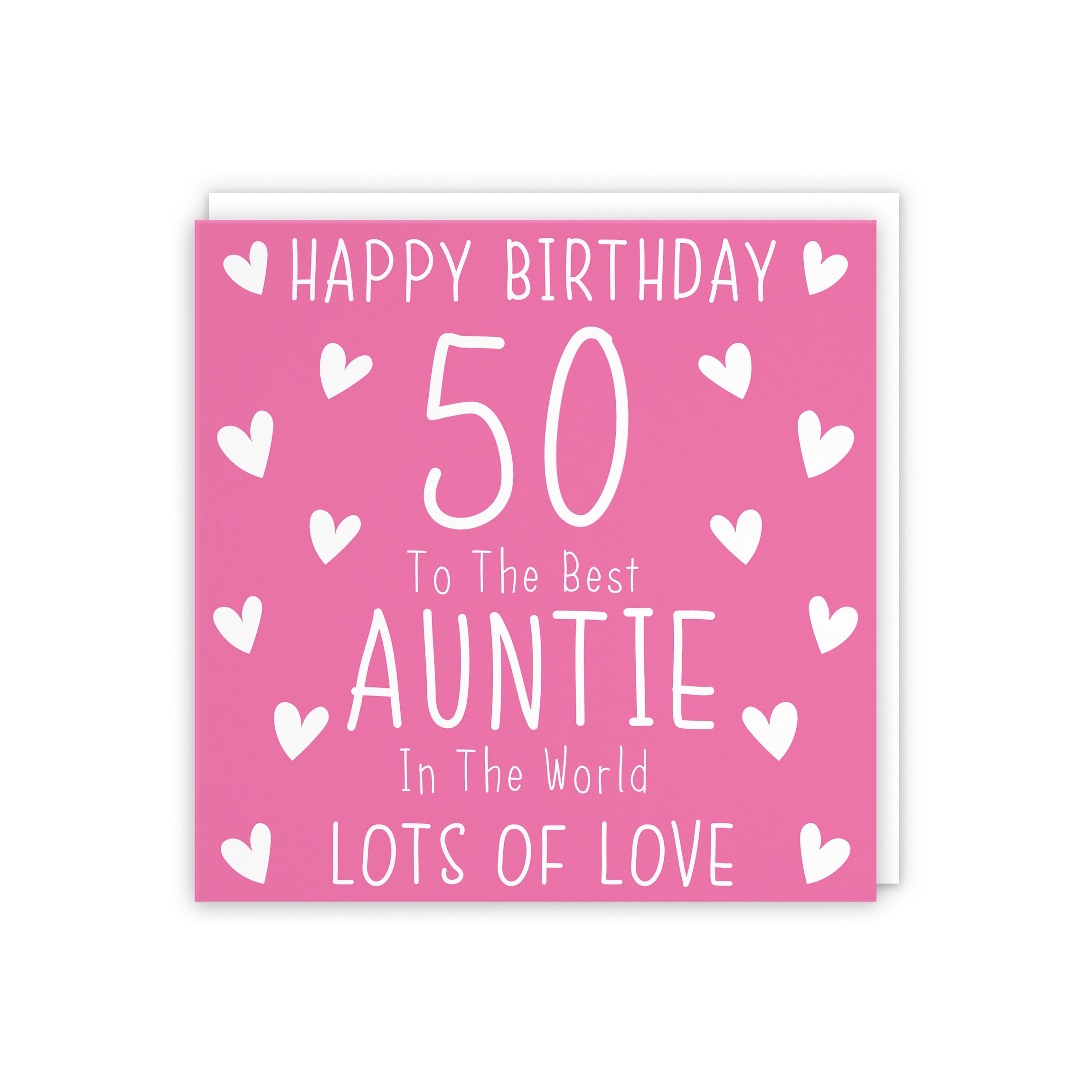 50th Auntie Birthday Card Iconic - Default Title (5056408135566)