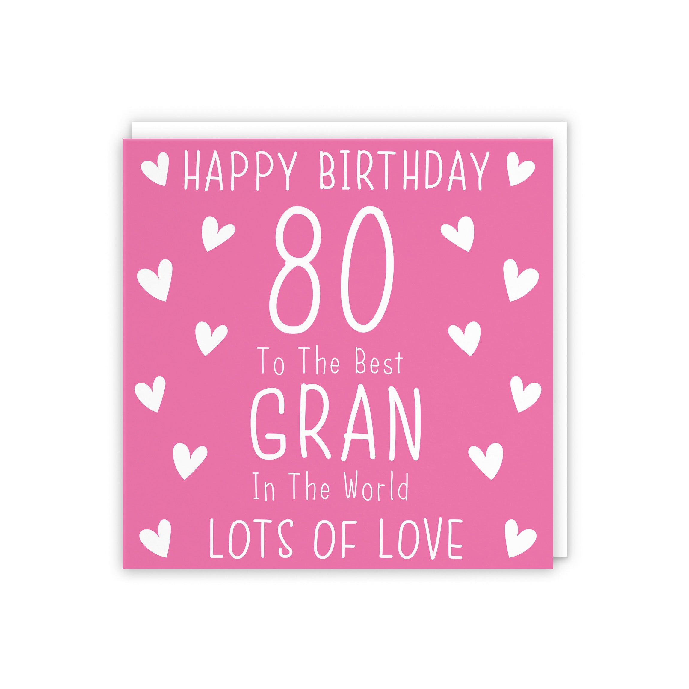 80th Gran Birthday Card Iconic - Default Title (5056408135764)