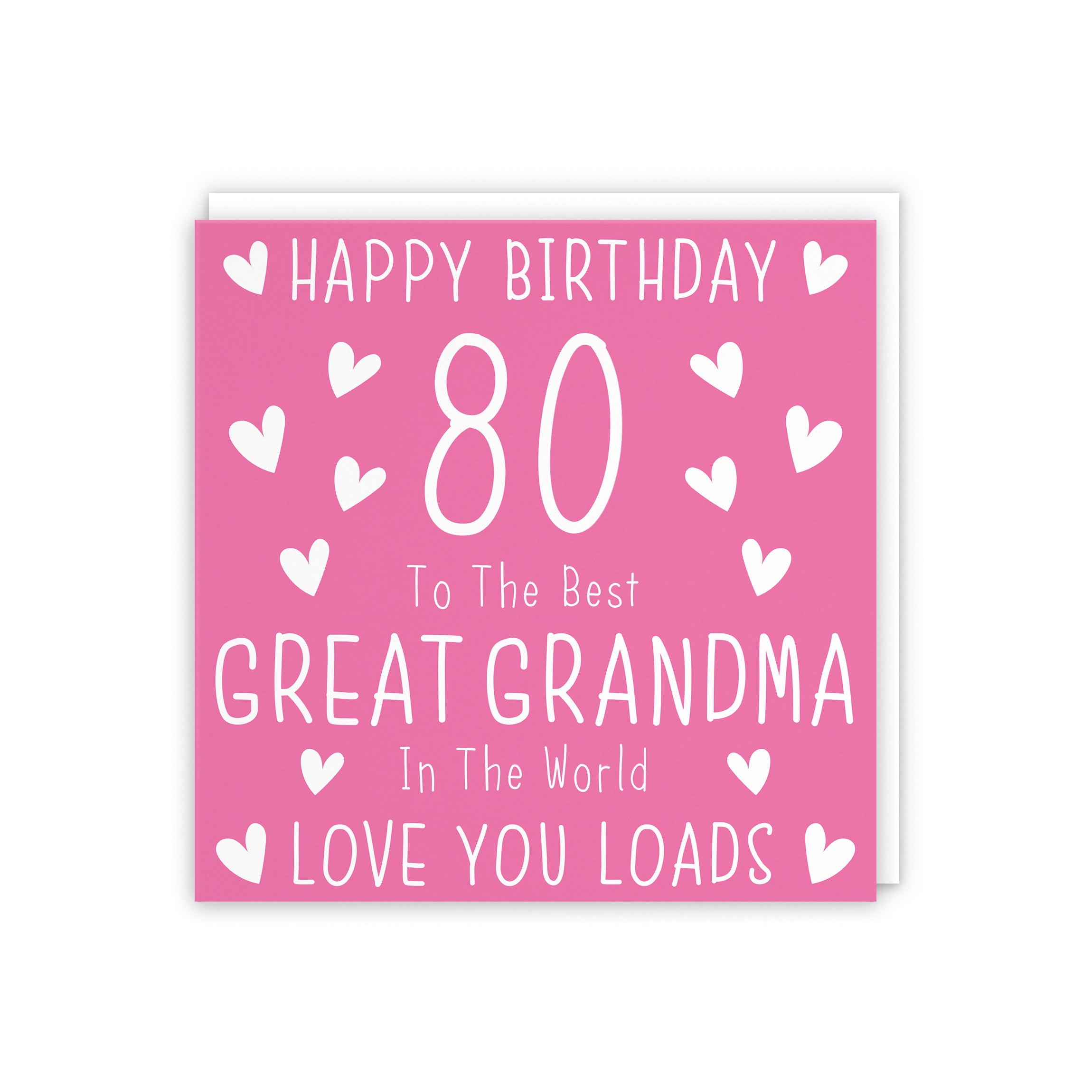 80th Great Grandma Birthday Card Iconic - Default Title (5056408135924)