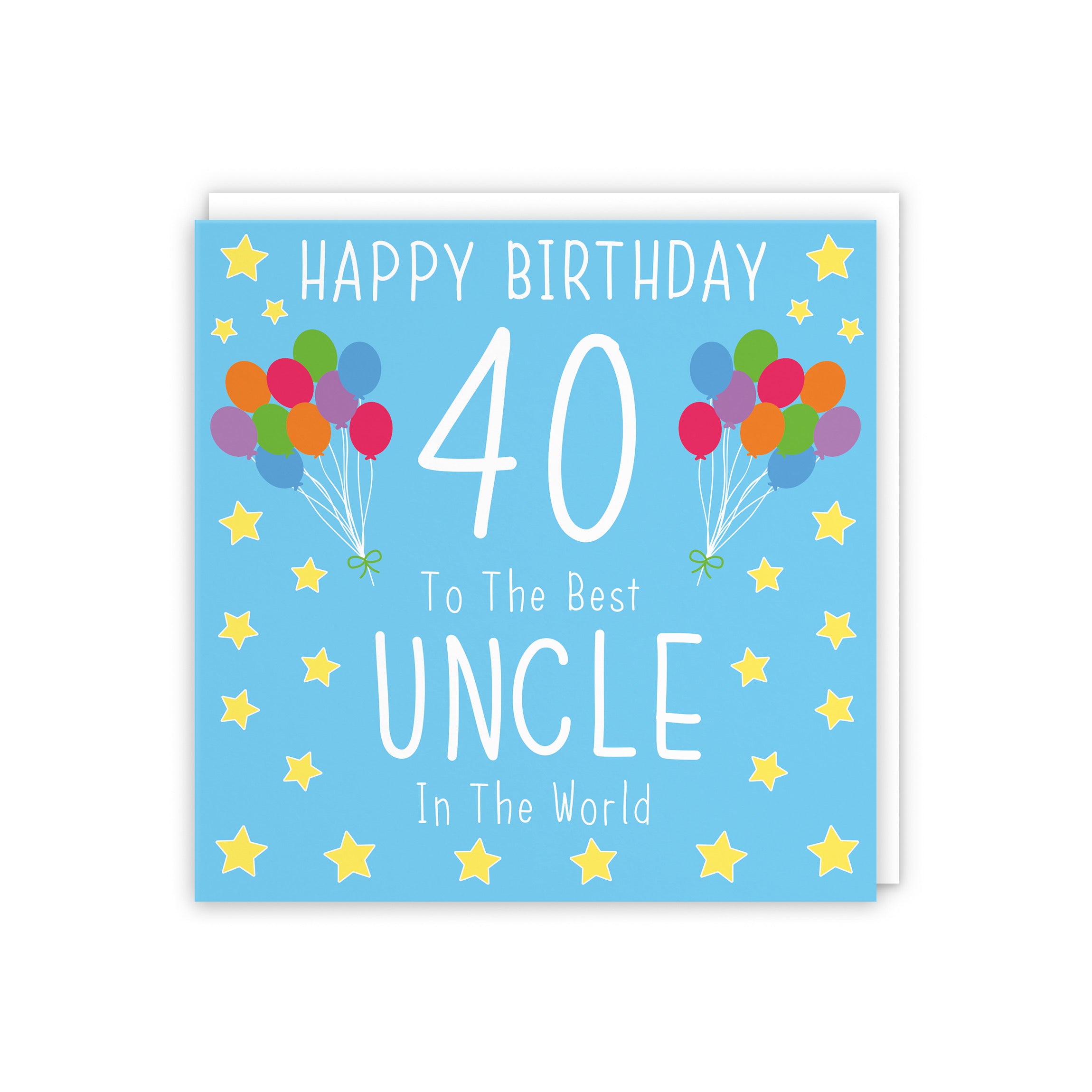 40th Uncle Birthday Card Iconic - Default Title (5056408136136)