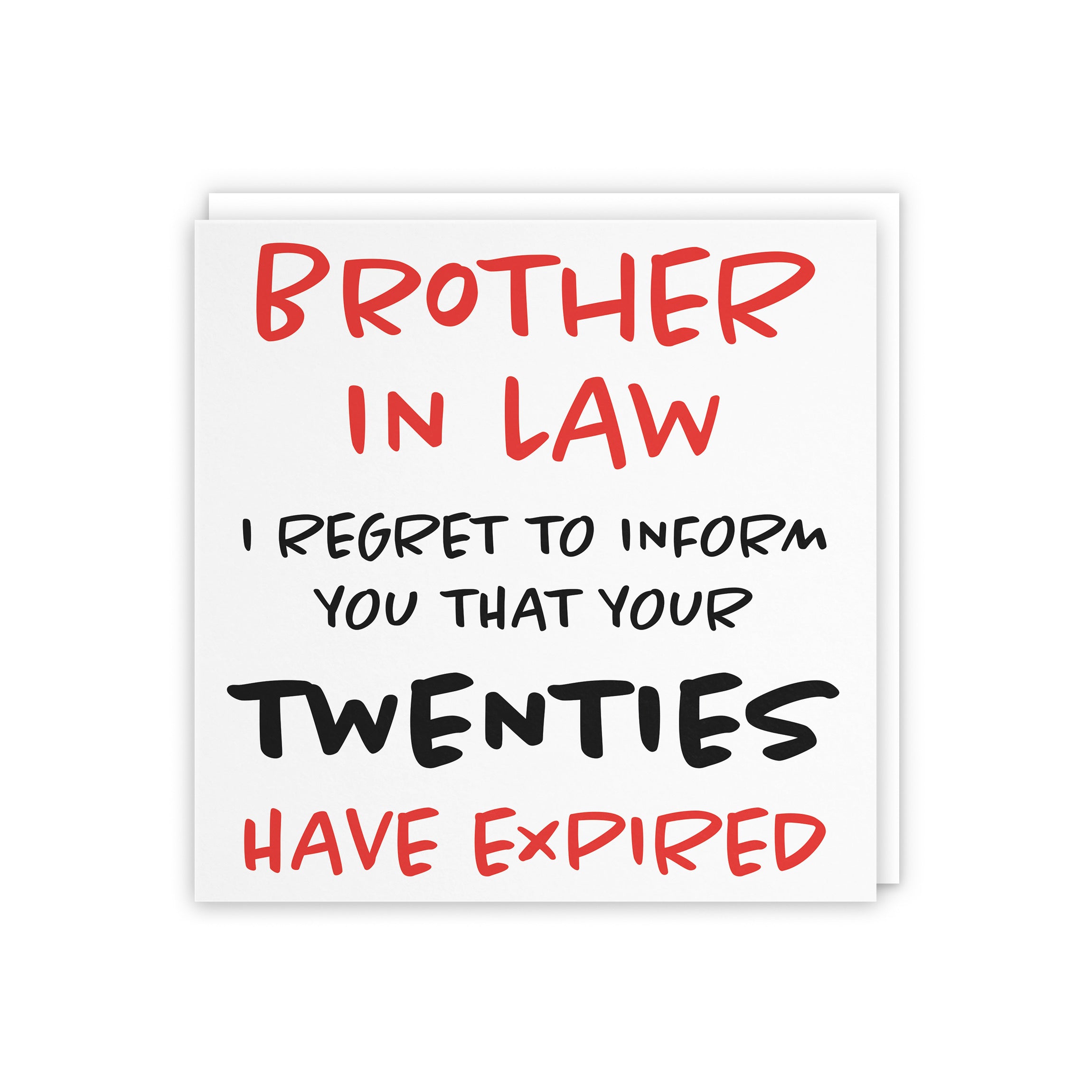 30th Brother In Law Birthday Card Retro - Default Title (5056408137089)