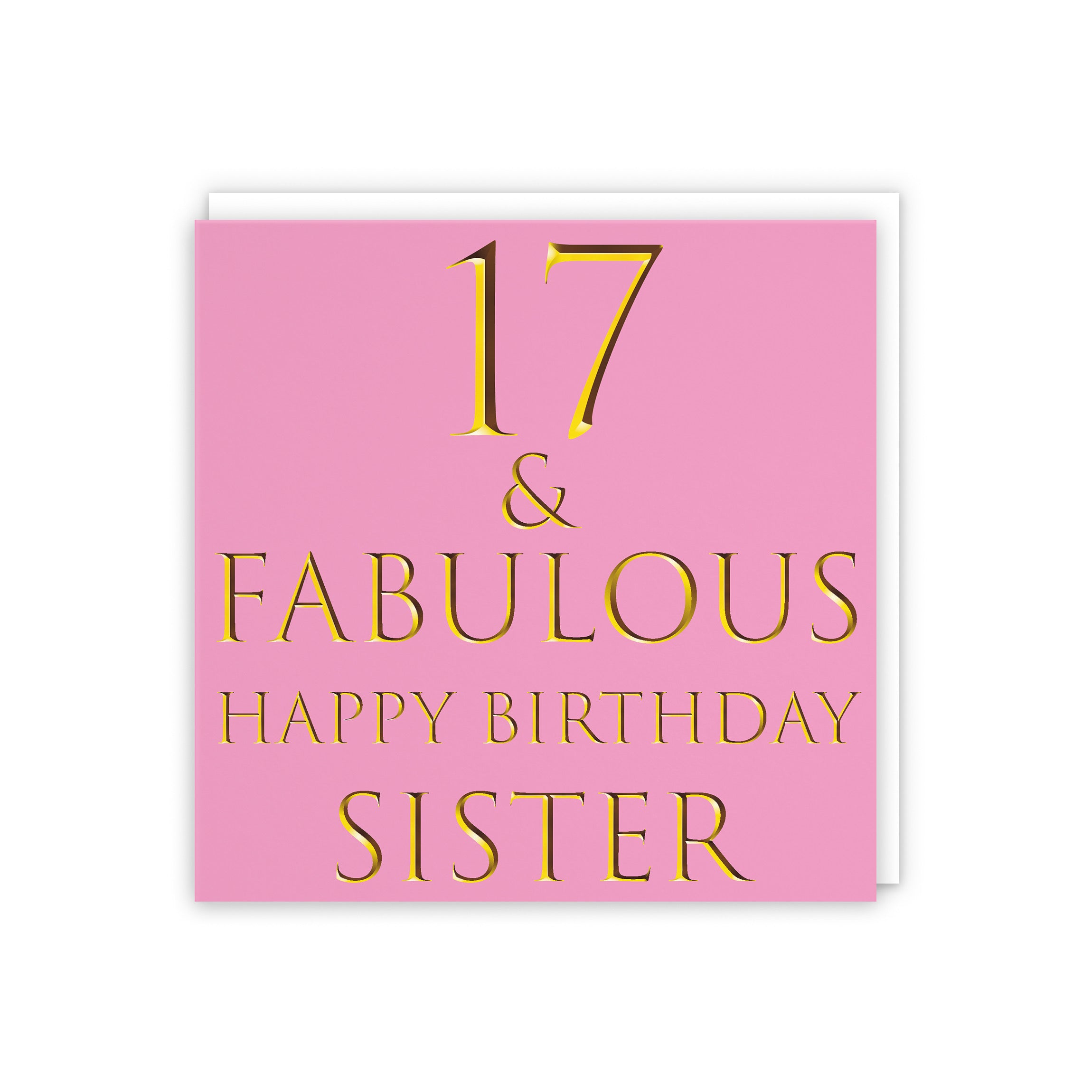 17th Sister Birthday Card Fabulous - Default Title (5056408137751)