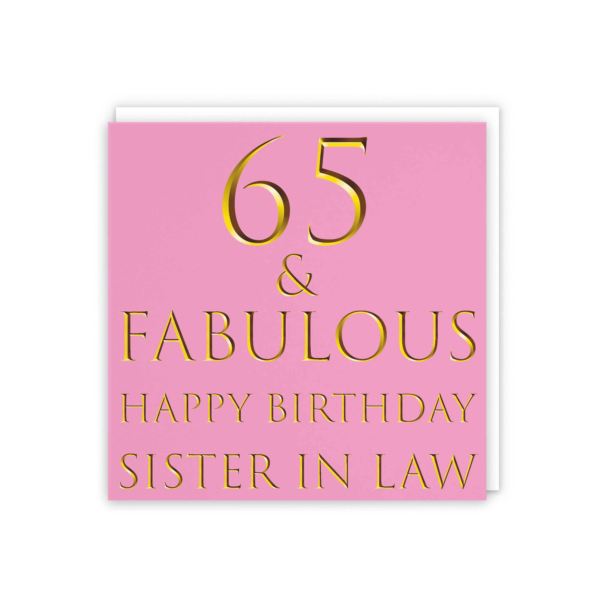 65th Sister In Law Birthday Card Fabulous - Default Title (5056408137829)