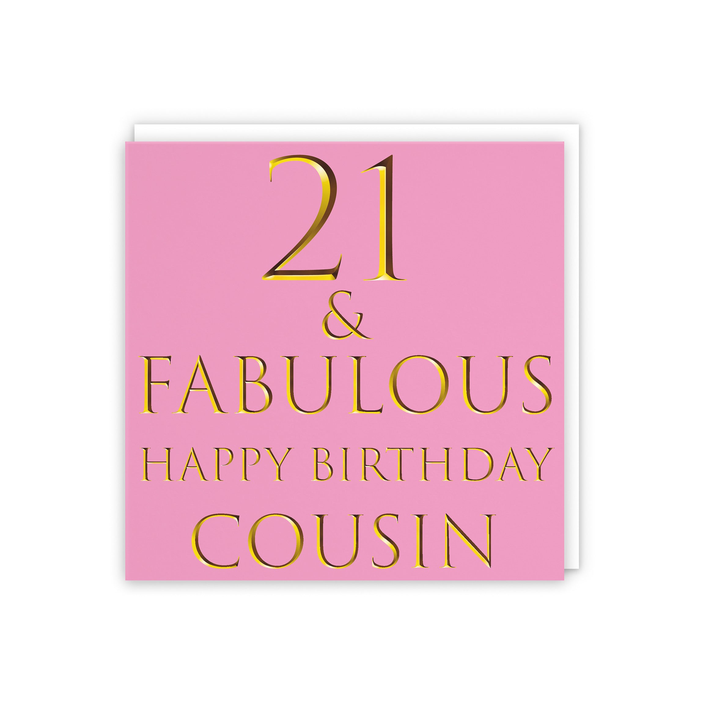 21st Cousin Birthday Card Fabulous - Default Title (5056408137911)